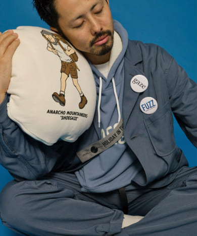 mountain research　Circle Cushion