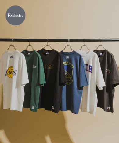 『WEB/一部店舗限定サイズ』『別注』NBA×DOORS　プリントTシャツ