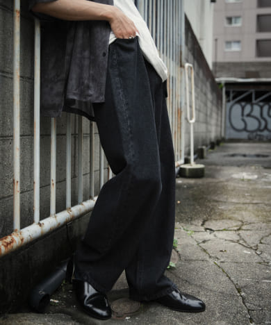 ストレートデニムパンツ