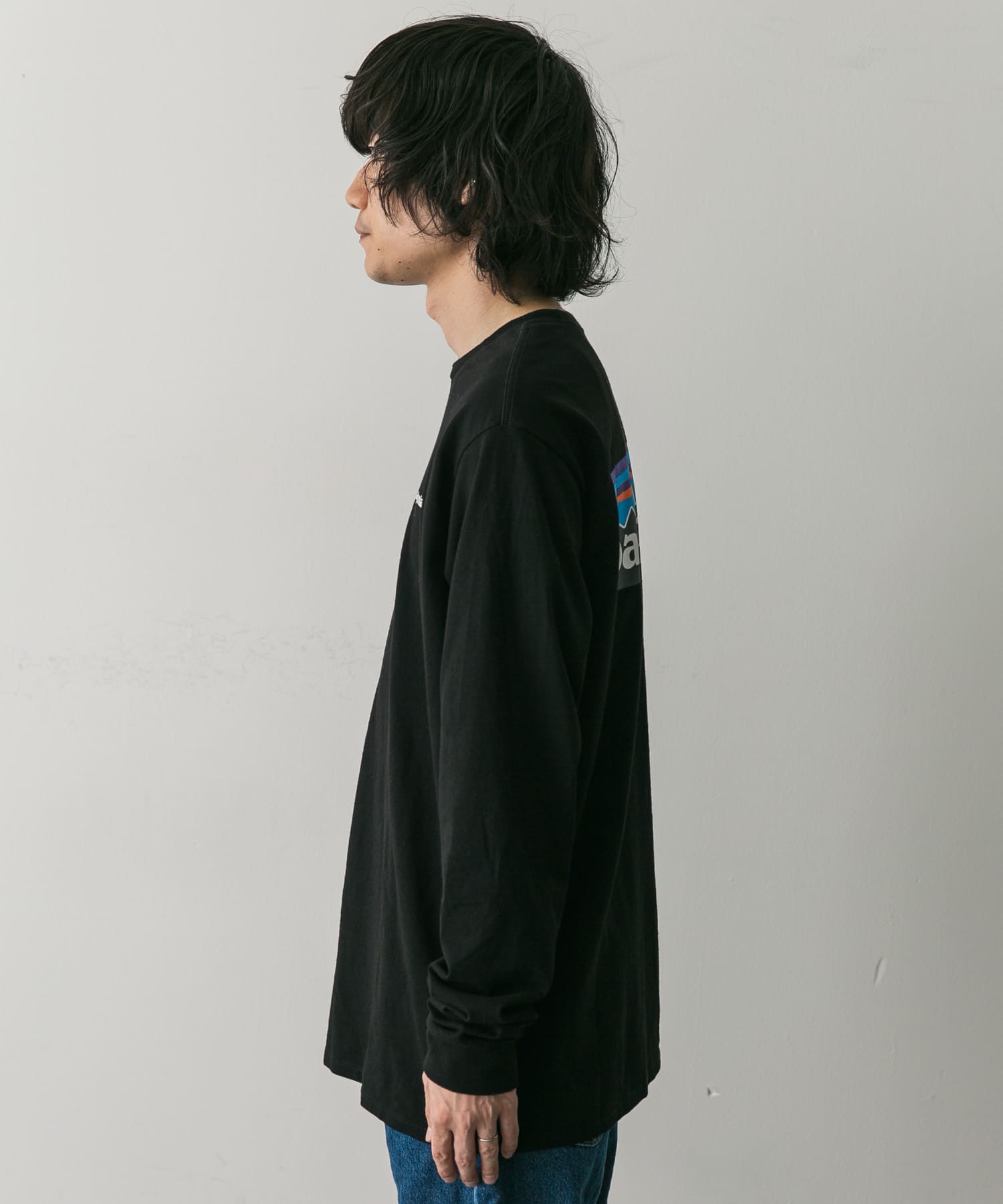 patagonia Long-Sleeve P-6 Logo Re-T-shirts[DM46-38518