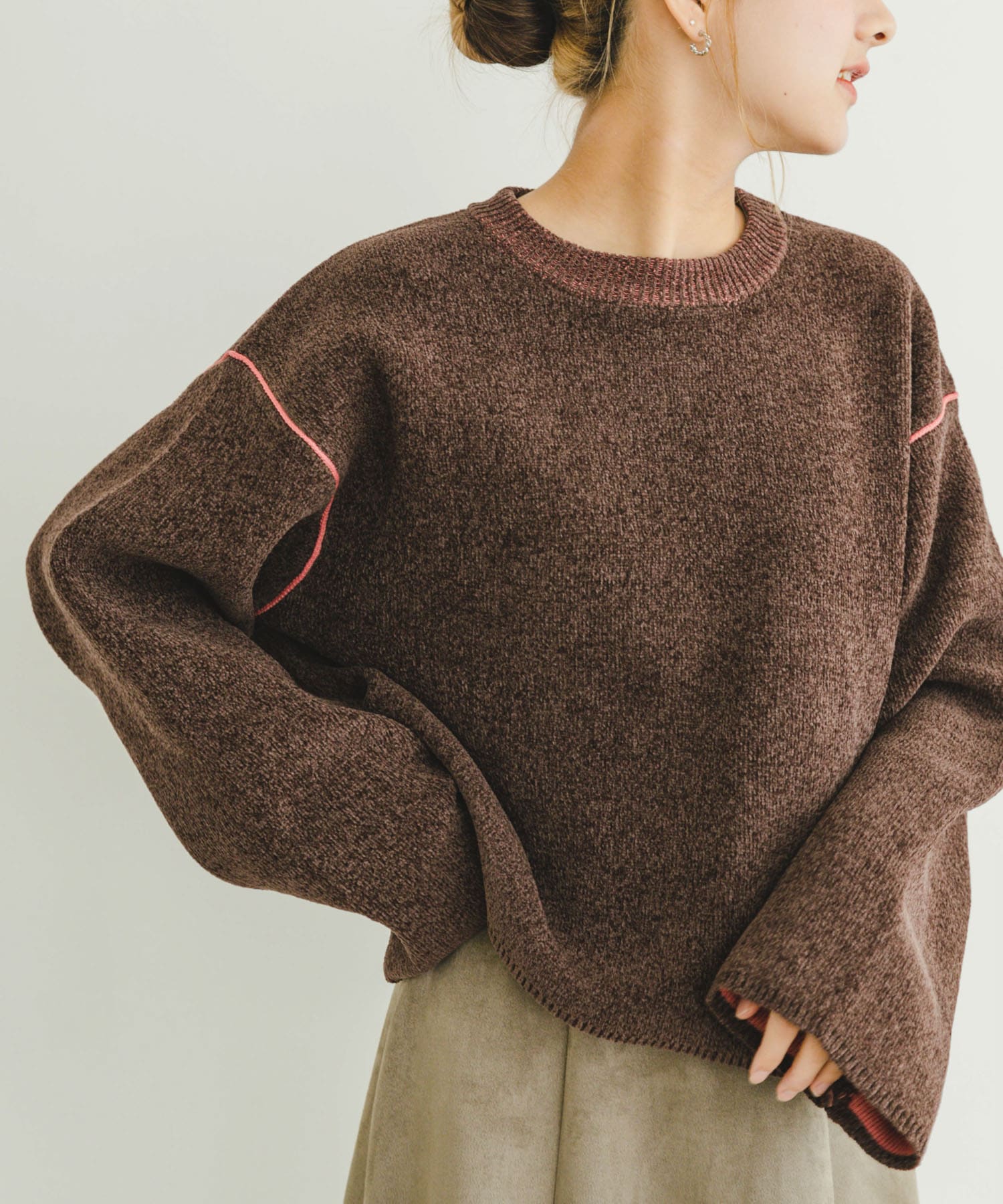 2way high neck KNIT | NKNIT