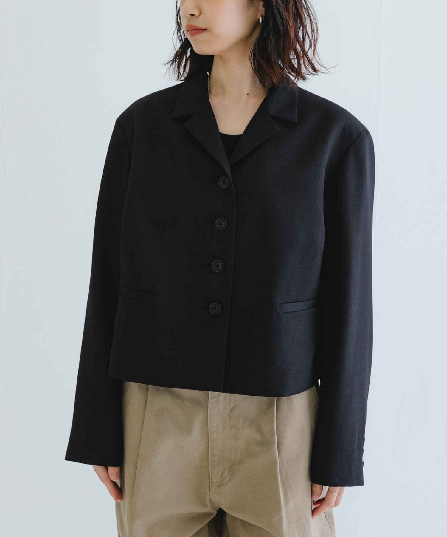new basic ボックスショートジャケット[URA4-27C006]｜URBAN