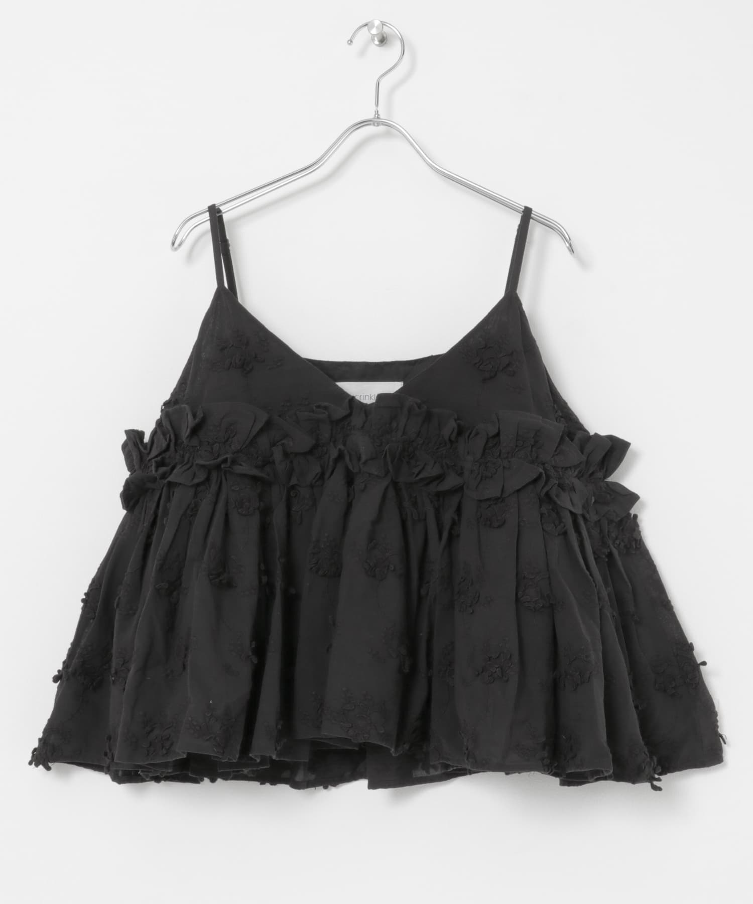 「高評価！」注目のレビュ crinkle crinkle crinkle 3D embroidery camisole[UWA4-CC-3530 トップス