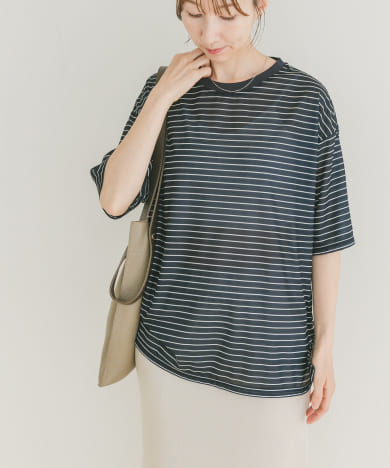 シアー半袖Tシャツ