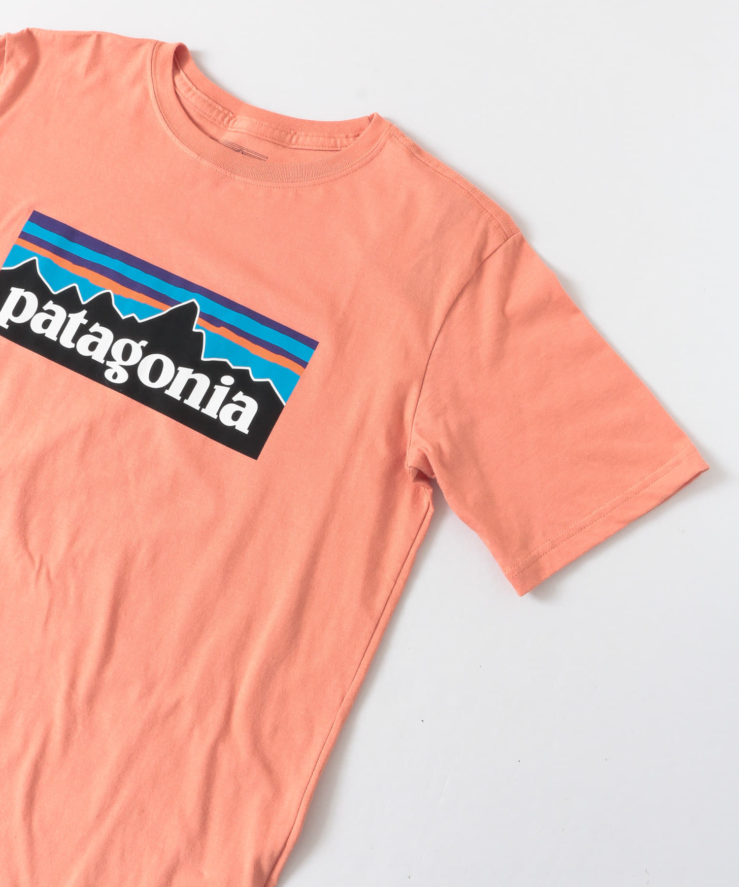 orange patagonia t shirt