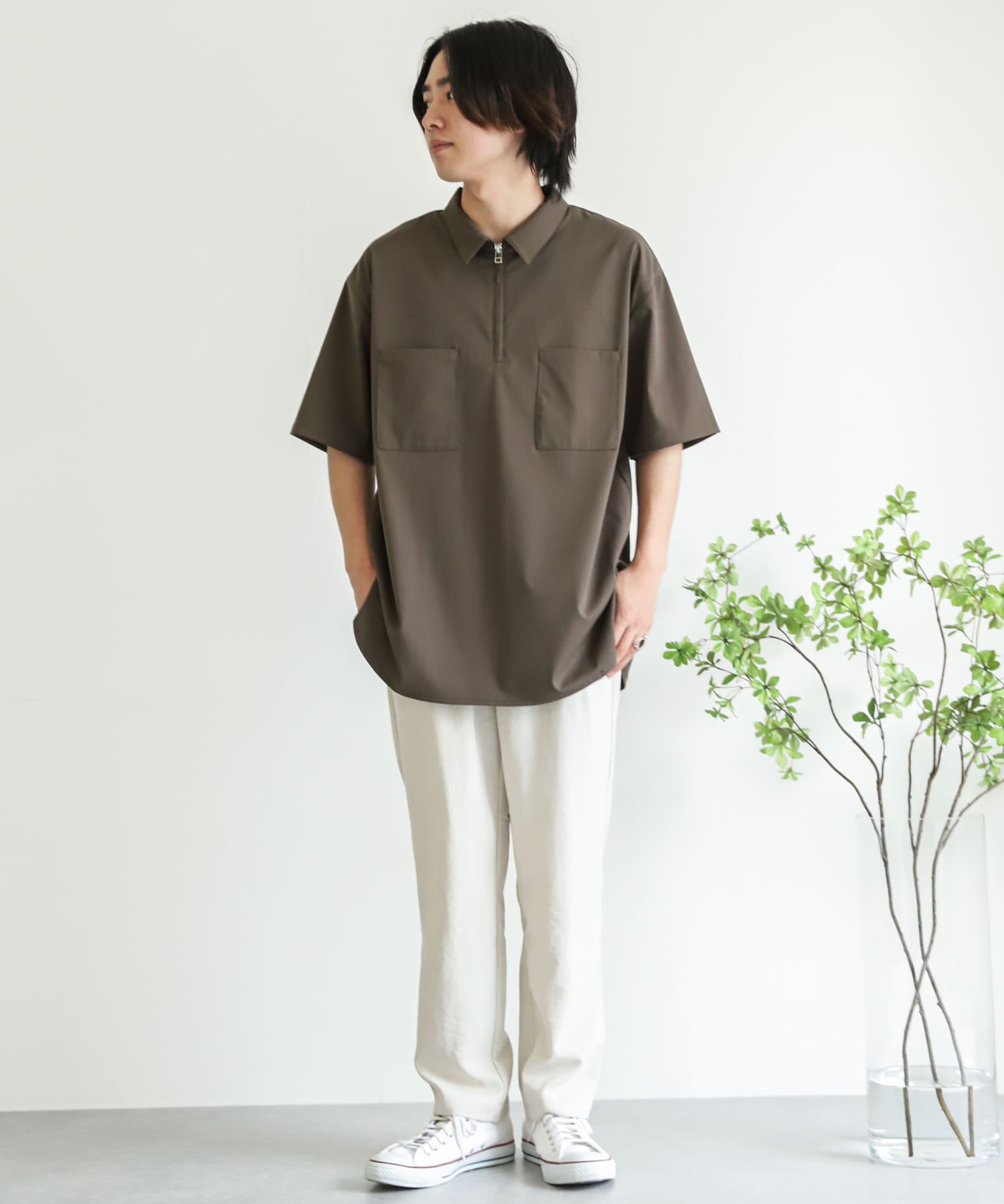 リネンライクテーパードパンツ[AA15-14C105]｜URBAN RESEARCH
