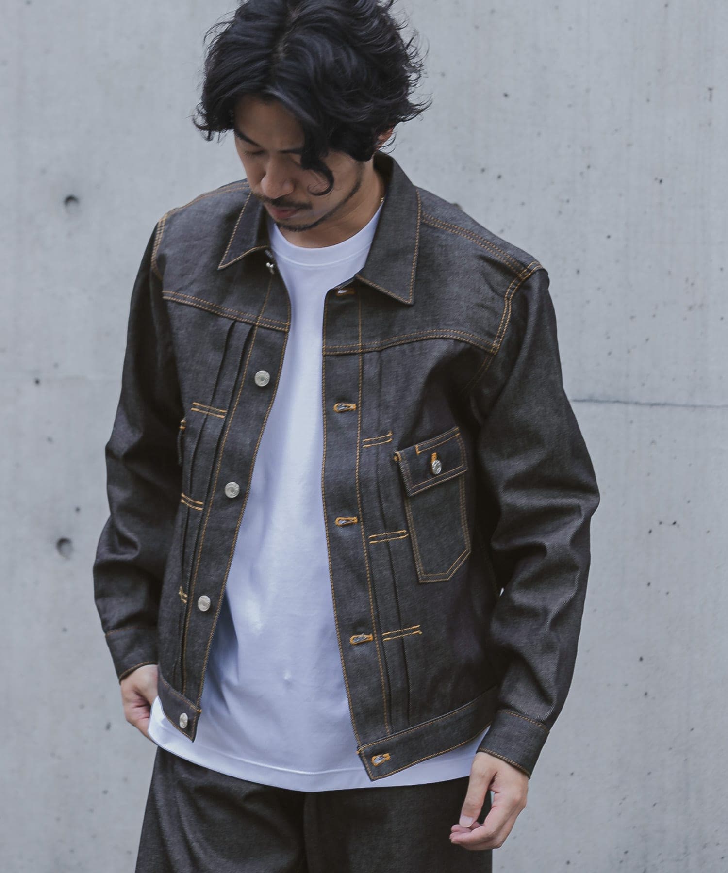 スーピマ DENIM ジャケット #BEN by SHIOTA[UR16-17B001]｜URBAN