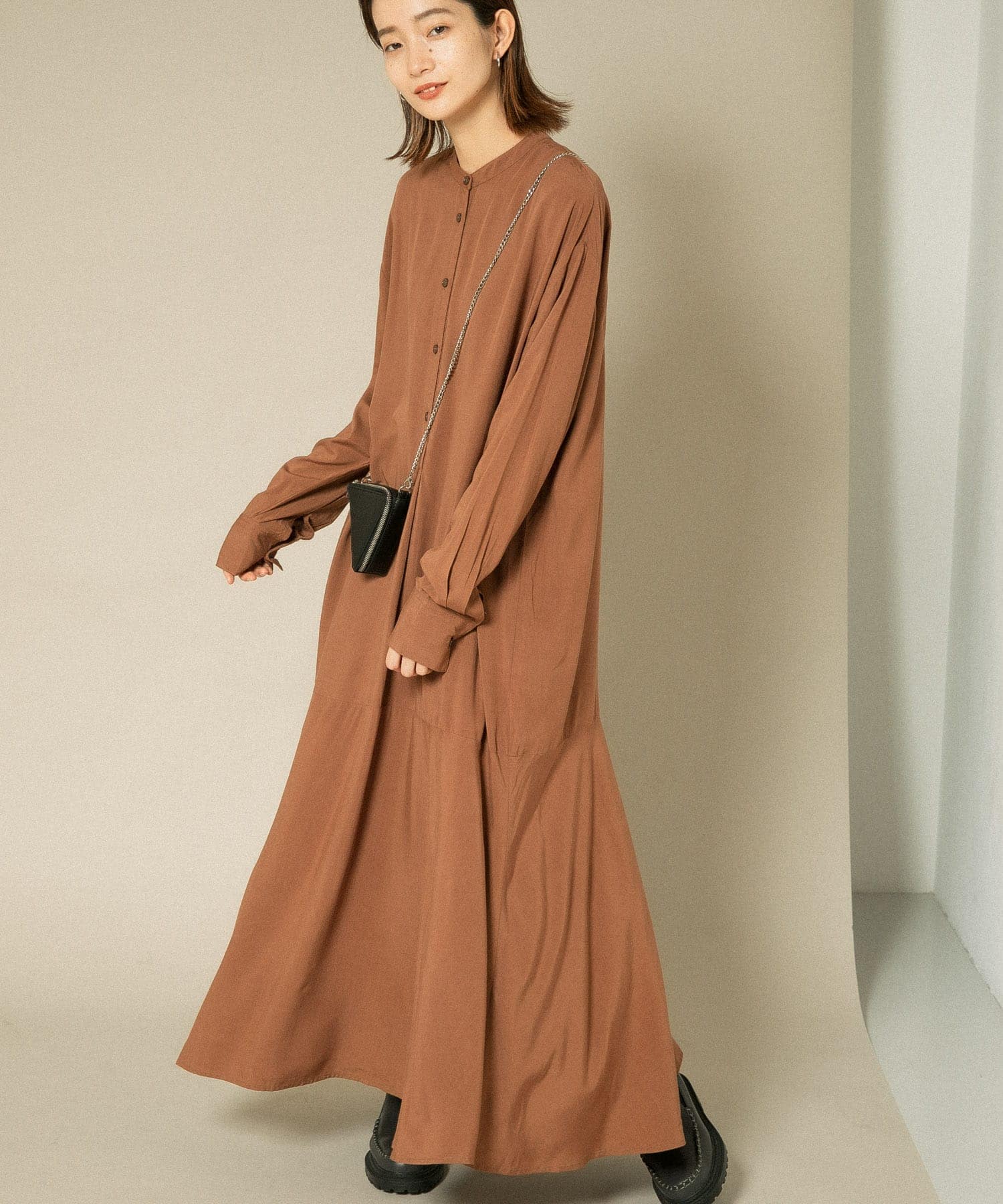 Web 一部店舗限定 バンドカラーシャツワンピース Ke16 26q090 Urban Research公式ファッション通販