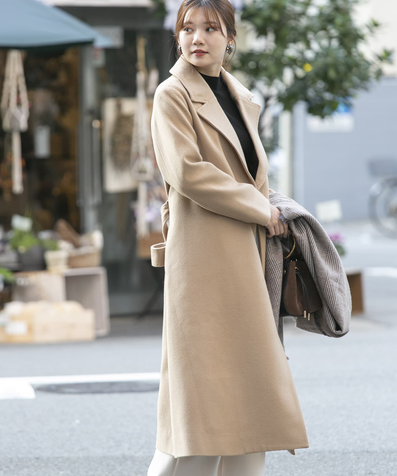 新到着 ROSSO RESEARCH URBAN 新品タグ付 高級素材 コート カシミア - ロングコート