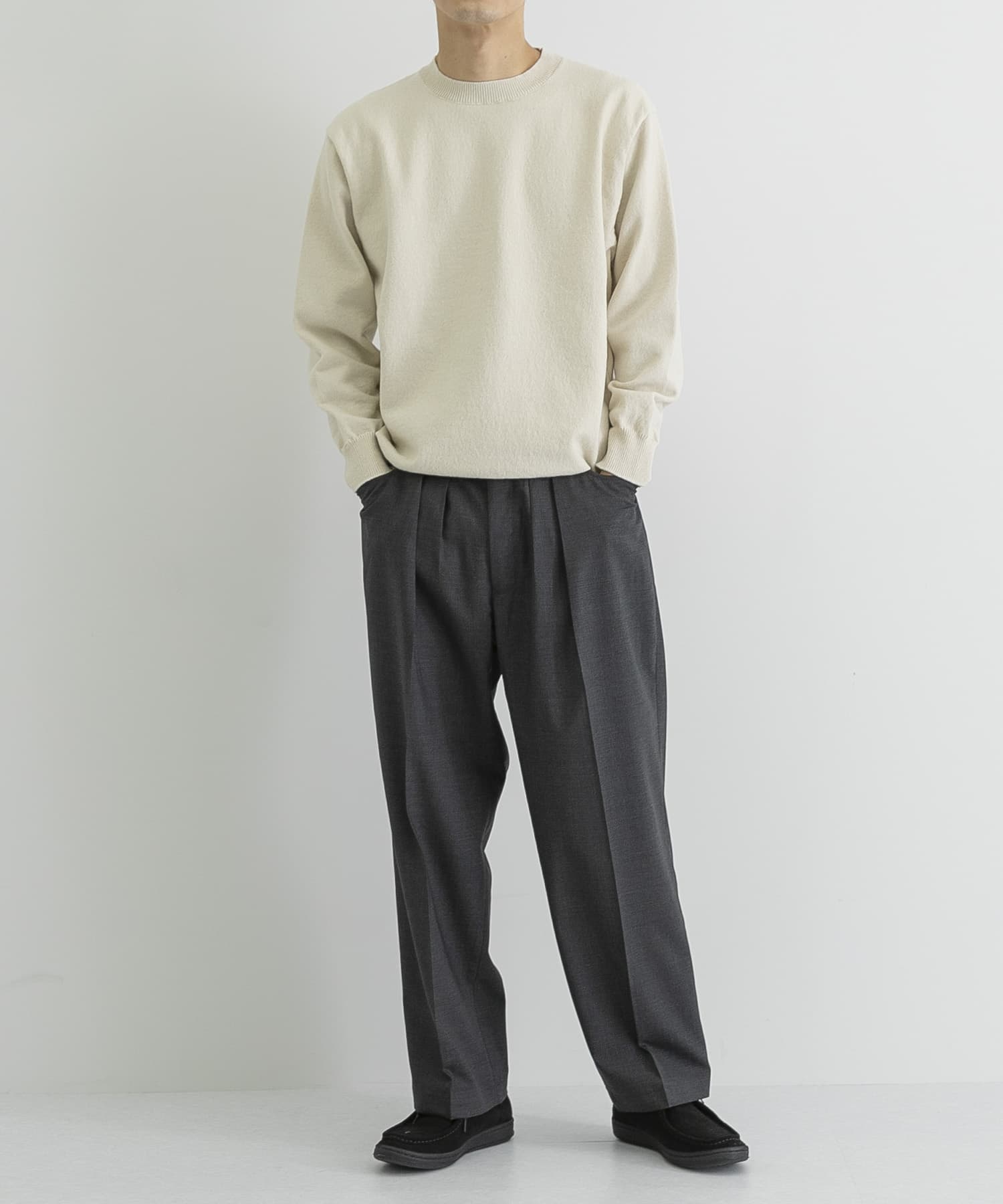 FARAH One-tuck Wide Tapered Pants 30 | www.innoveering.net