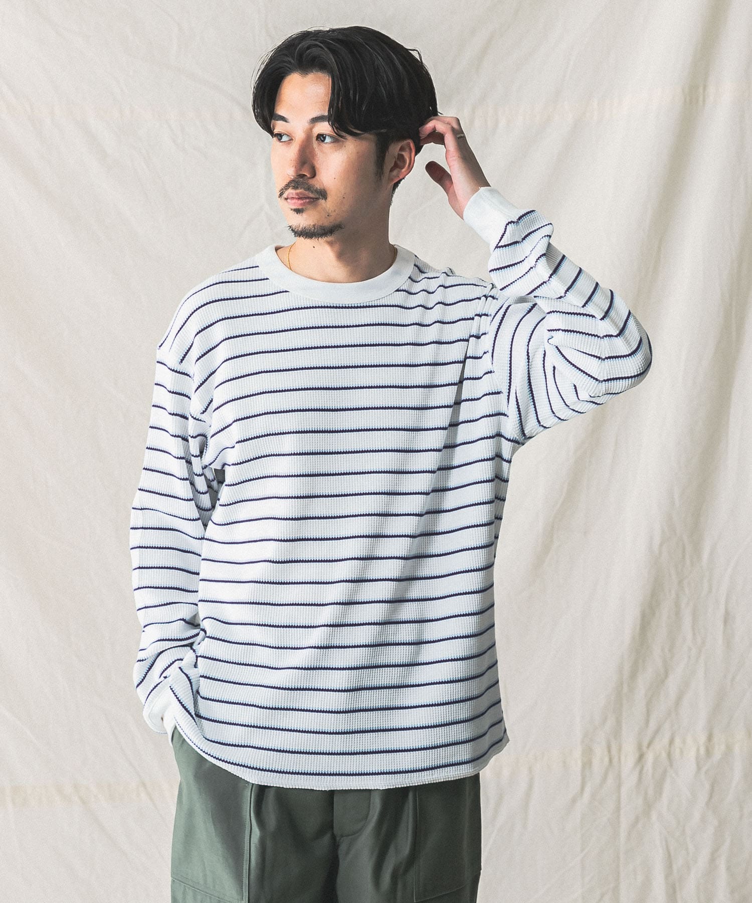 別注』Miller×URBAN RESEARCH ワッフルボーダーT-SHIRTS[UR24-11B002]｜URBAN RESEARCH 公式ファッション通販