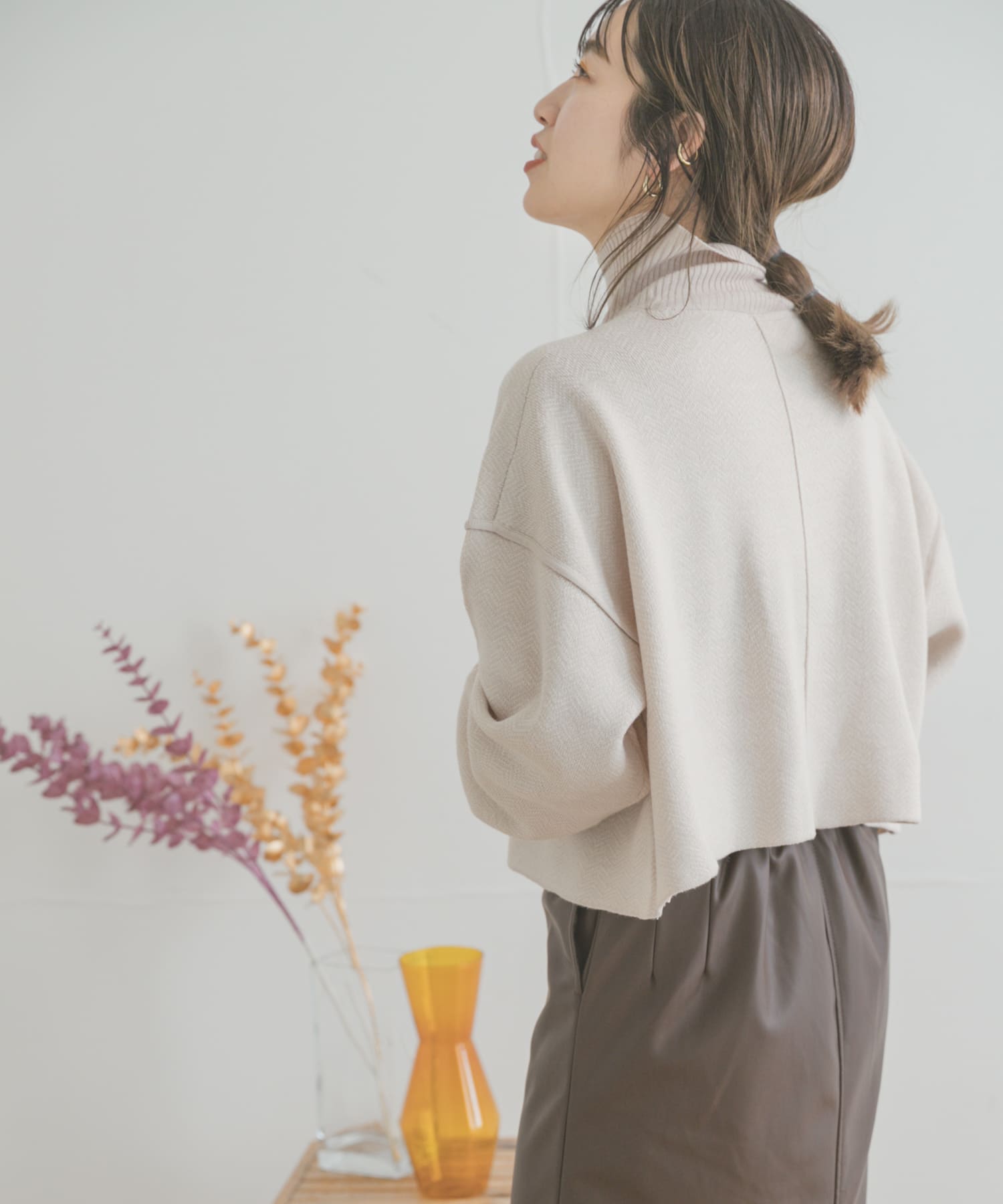 ヘリンボーンハイネックニット[IT26-22A004]｜URBAN RESEARCH公式ファッション通販