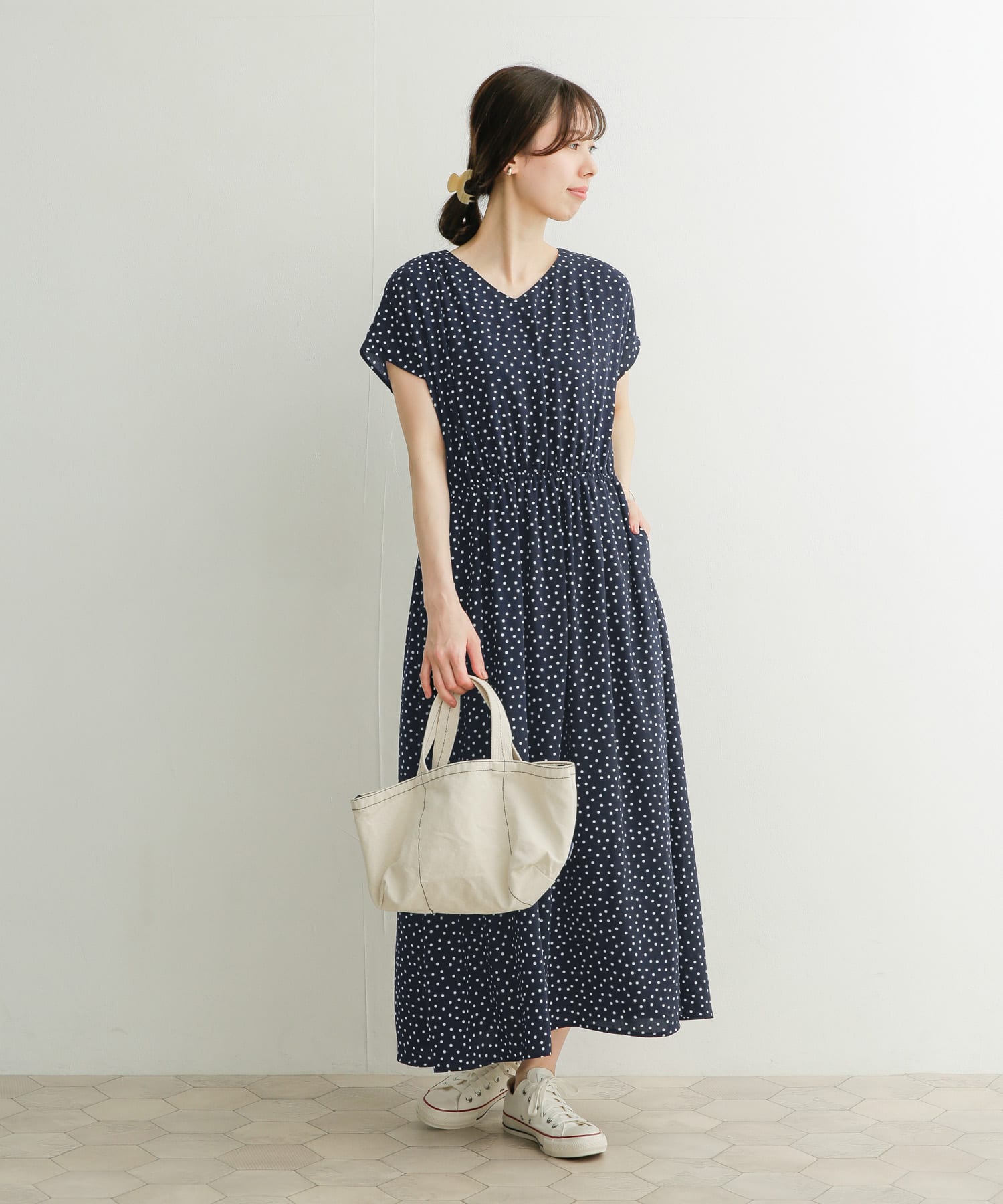 Vネックドットワンピース[DR25-26G108]｜URBAN RESEARCH公式 
