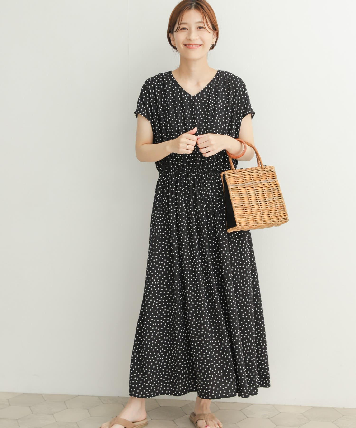 Vネックドットワンピース[DR25-26G108]｜URBAN RESEARCH公式 