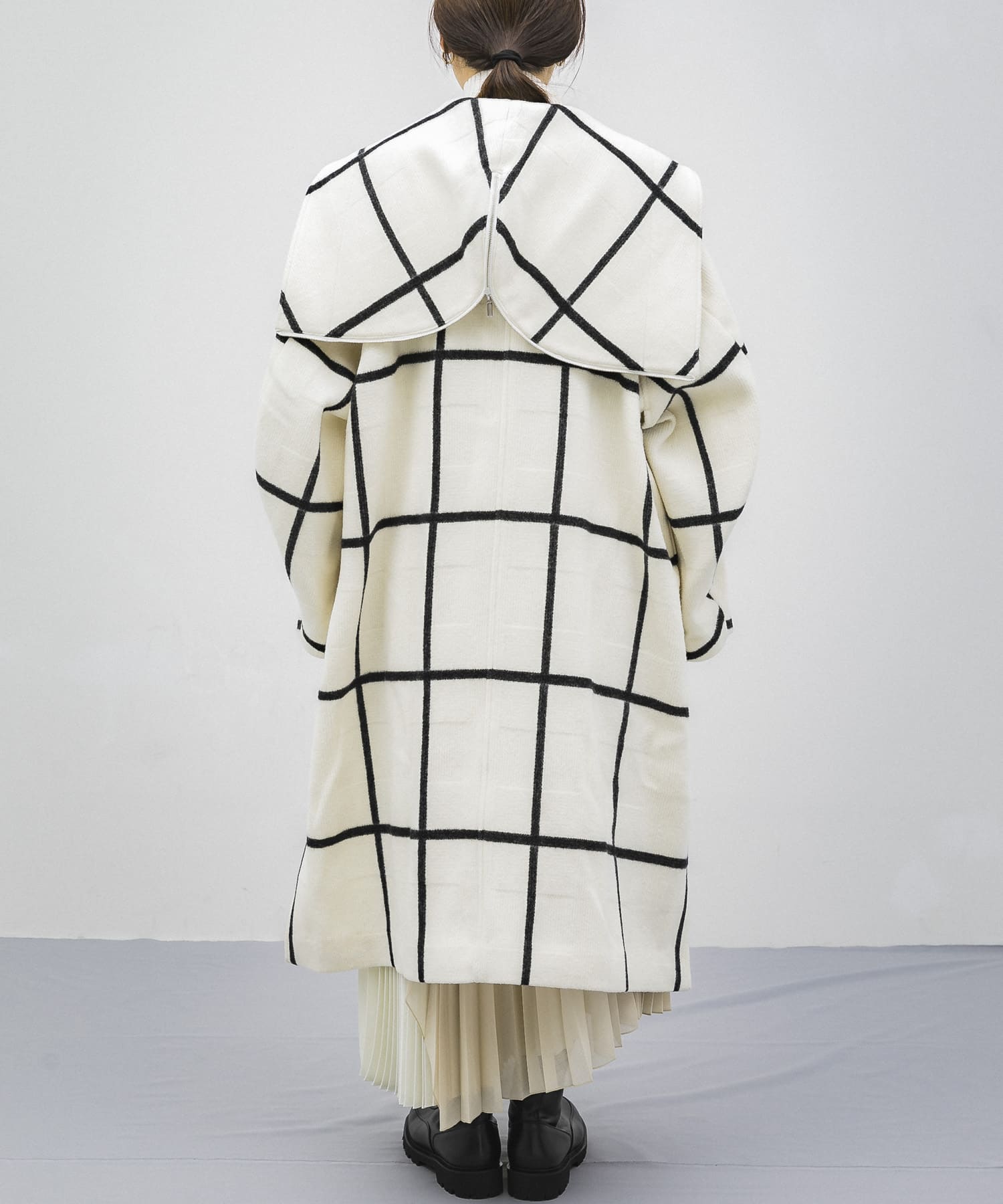 rito structure GRID-PATTERN DUFFLE COAT[077R22W019CUL27]｜URBAN