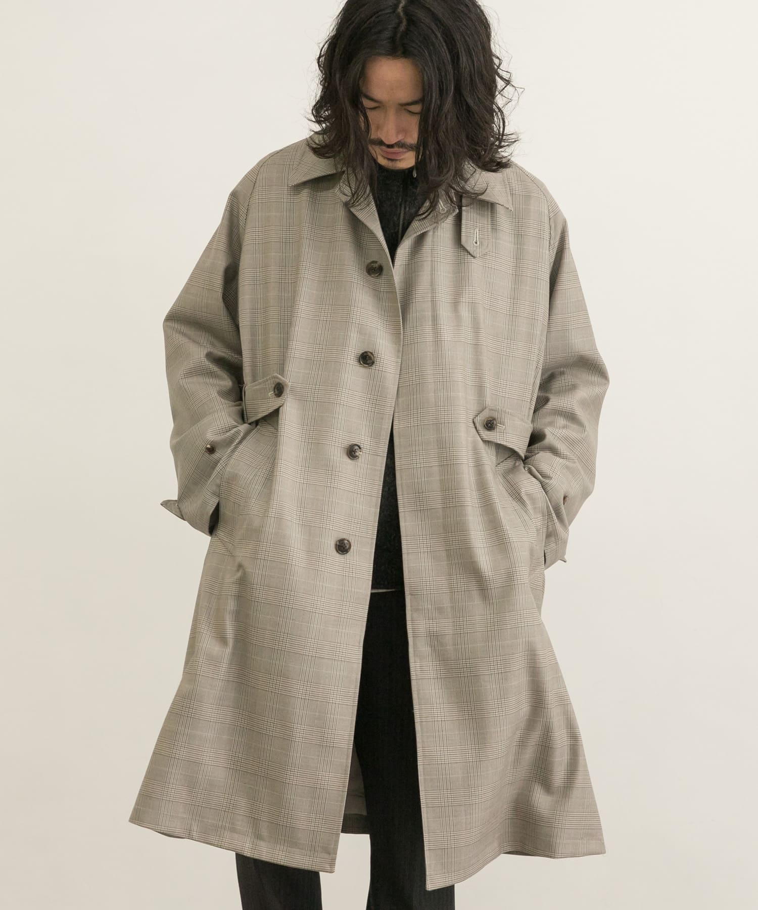 URU WOOL CHECK BELTED COAT[22FWC01-UM26]｜URBAN RESEARCH公式 