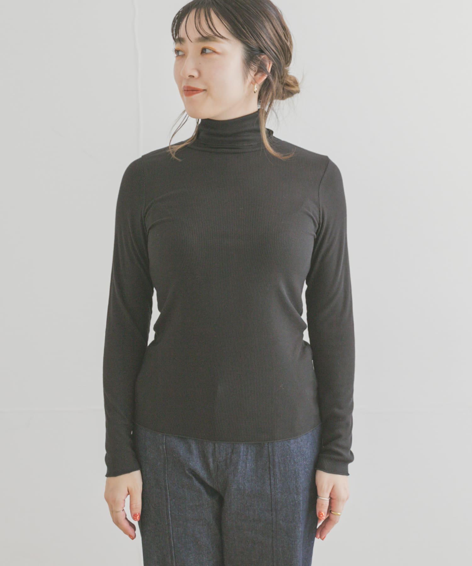 UR GREEN』タートルネックリブトップス[IT26-21A009]｜URBAN