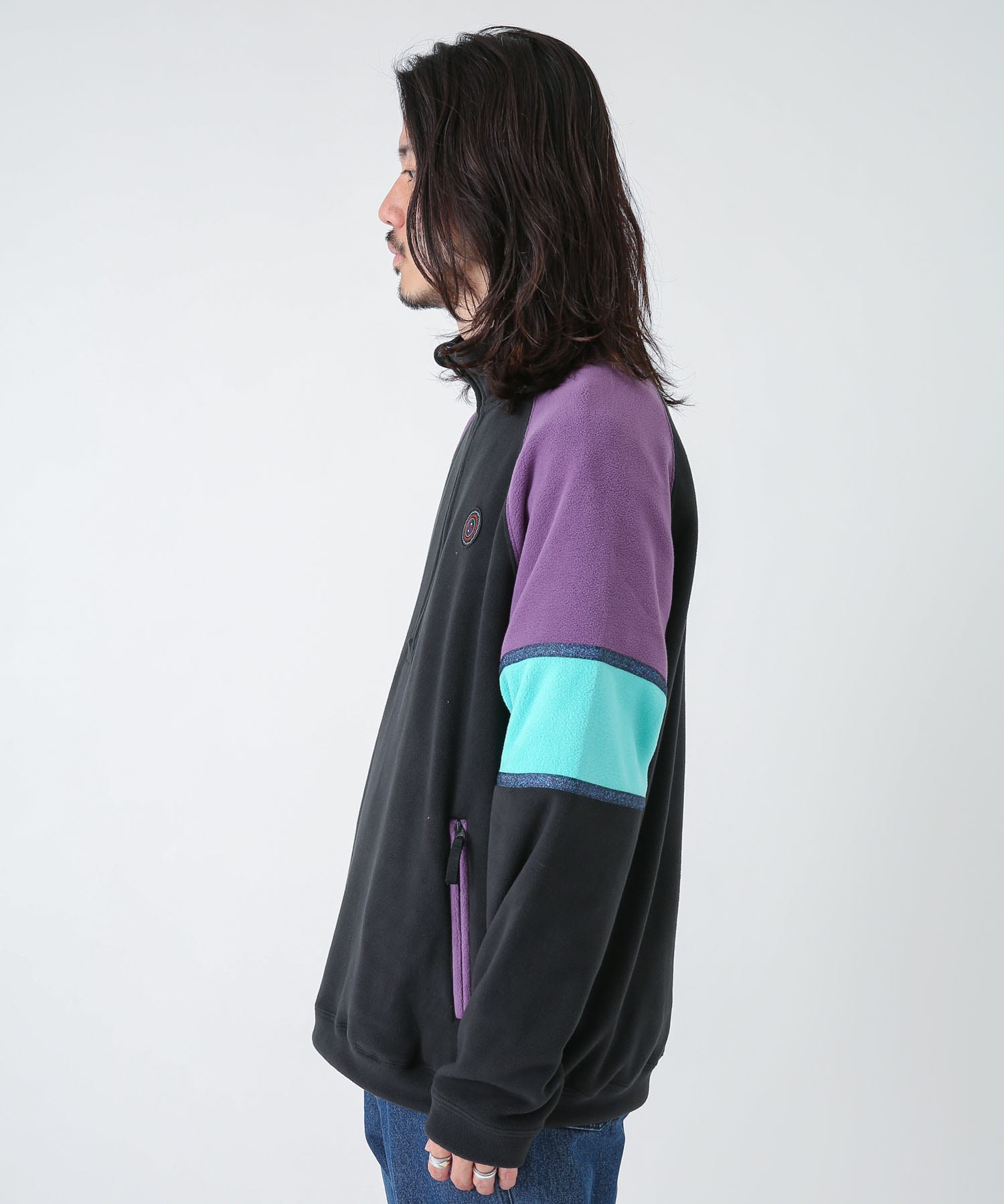 【CLD0】QUIKSILVER POWDER CHASER HALF ZIP