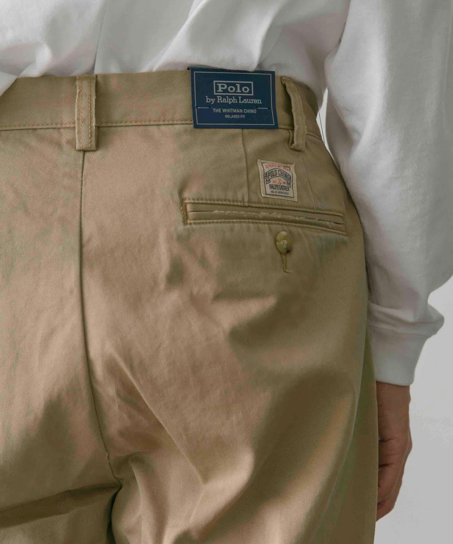 POLO RALPH LAUREN WHITMANCHINO-PLEATED PANTS[RL14H20025-DM26