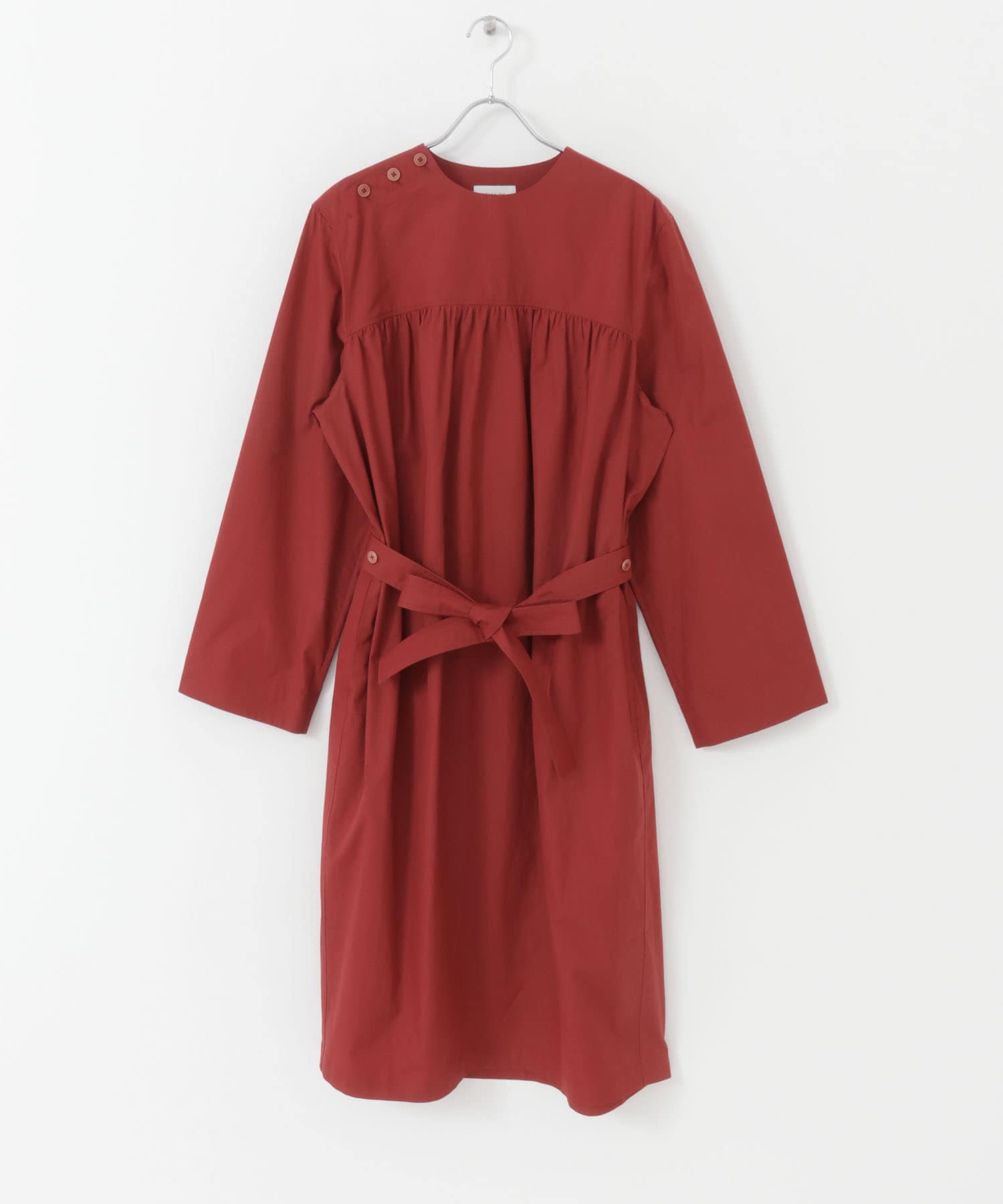 ナチュラルネイビー LEMAIRE 22SS ADJUSTABLE DRESS ドレスワンピース 