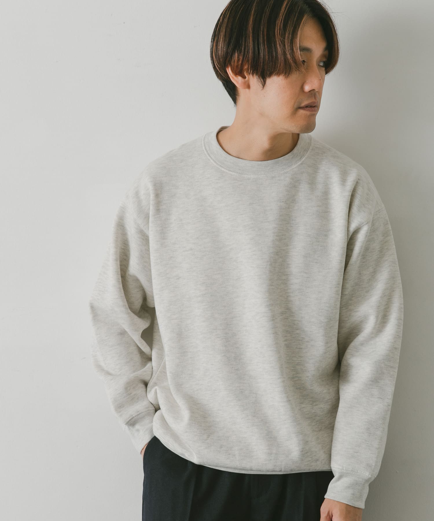 XLサイズ/WEB限定』裏起毛クルーネックスウェット[DR27-11H752]｜URBAN