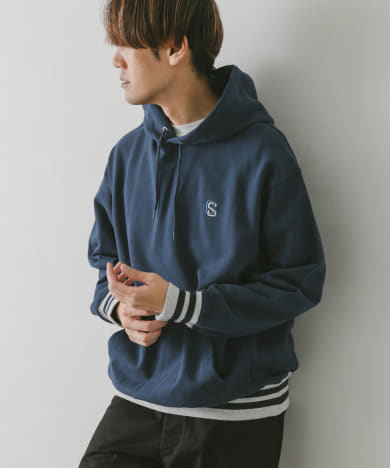 『別注』GEMSPORTS×DOORS リブラインパーカー