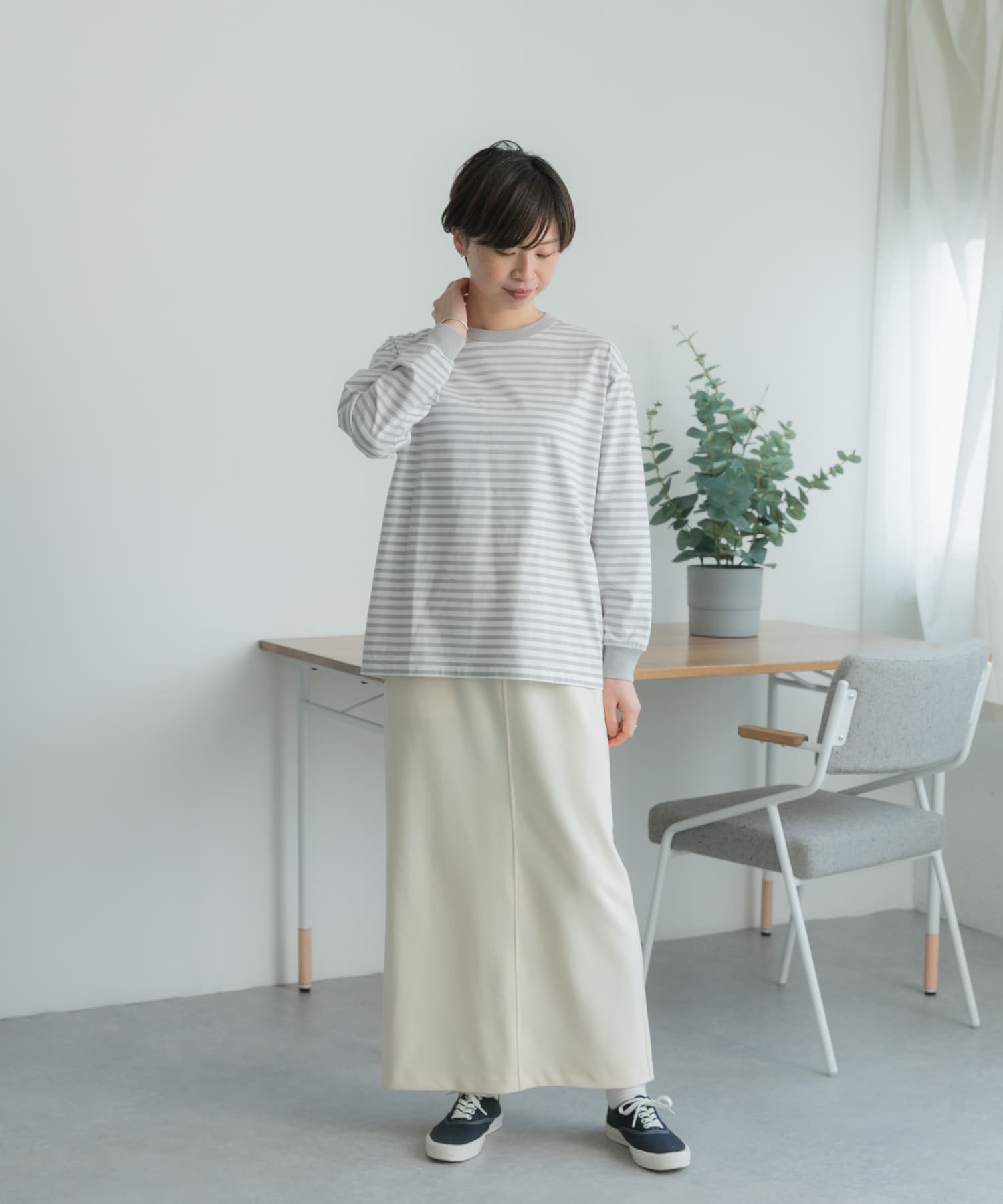 FORK&SPOON ボーダーロングスリーブTシャツ[DF34-21V008]｜URBAN