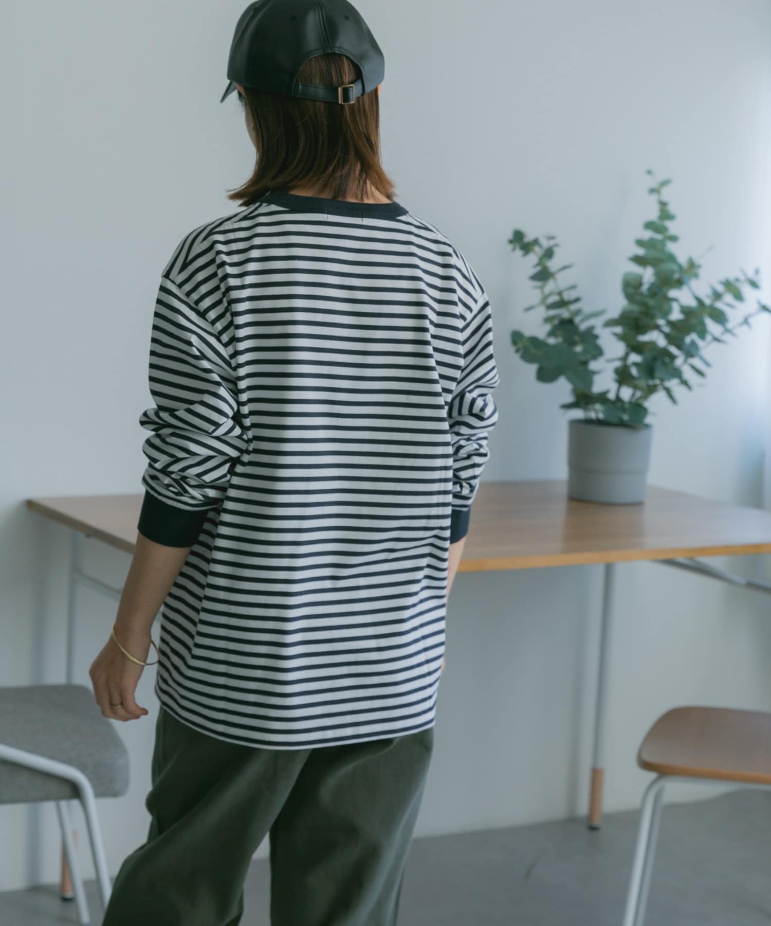 FORK&SPOON ボーダーロングスリーブTシャツ[DF34-21V008]｜URBAN