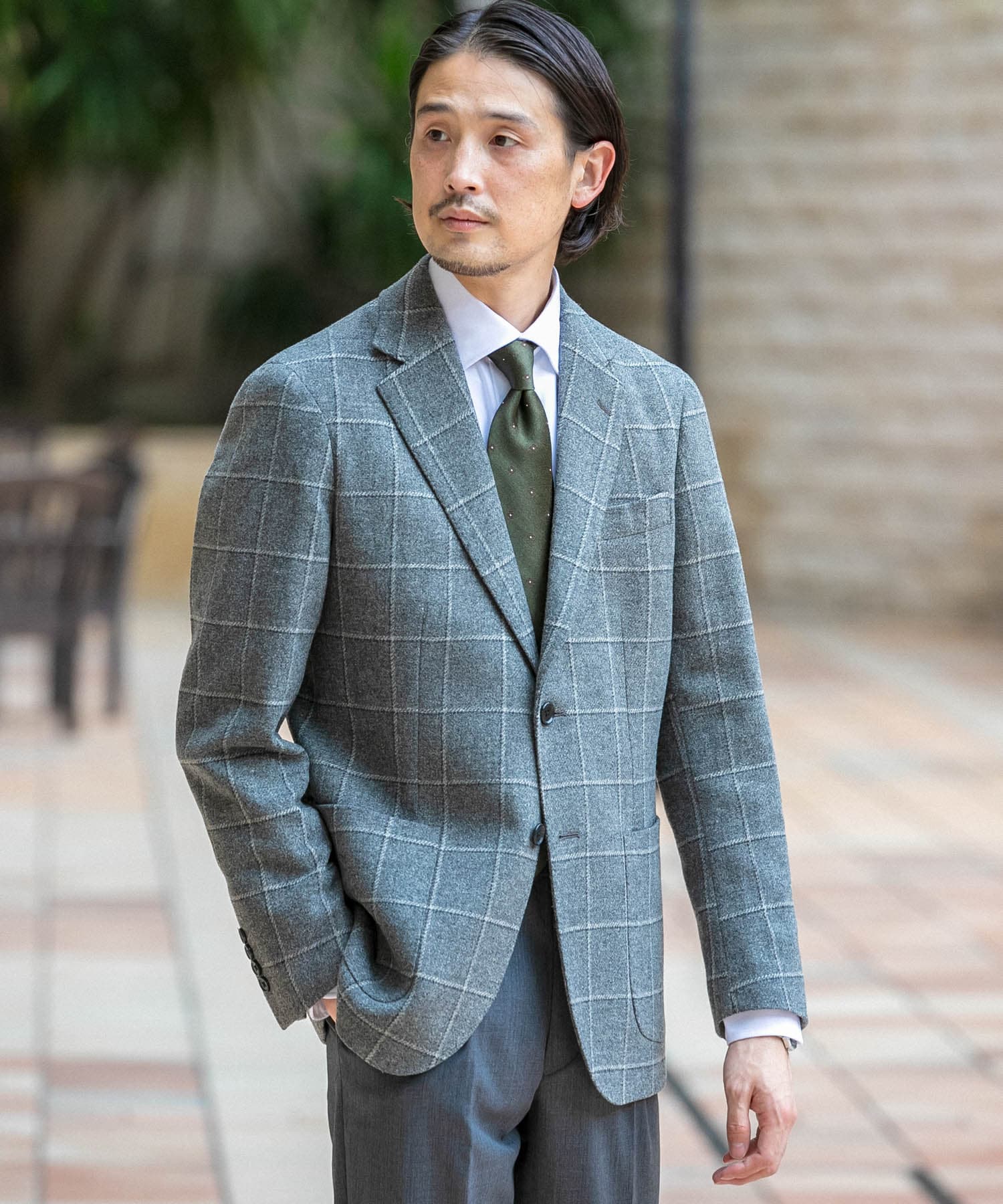 LIFE STYLE TAILOR NOVALAN ツイードジャケット[DT27-18L503]｜URBAN ...