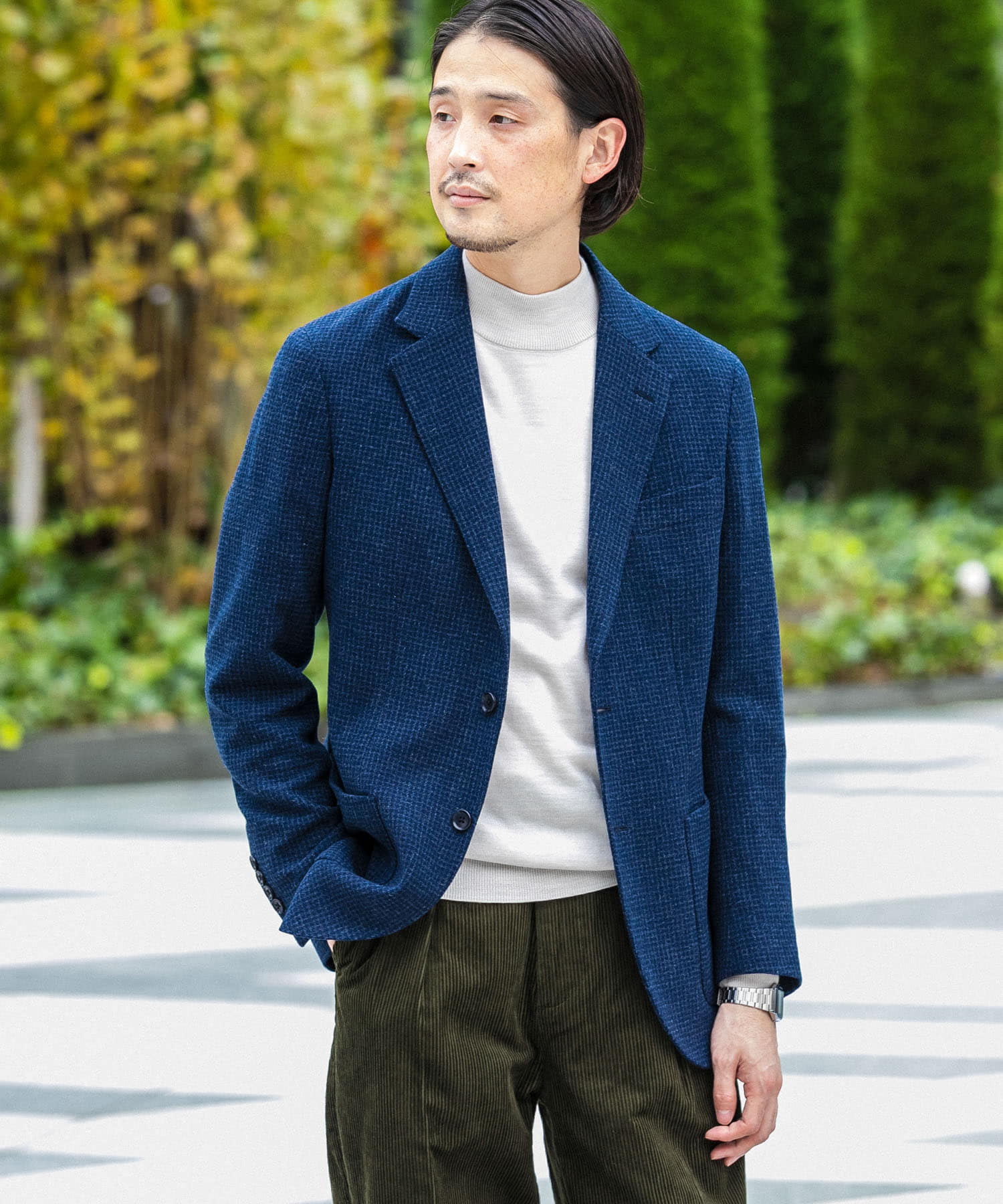 LIFE STYLE TAILOR NOVALAN ツイードジャケット[DT27-18L503]｜URBAN ...