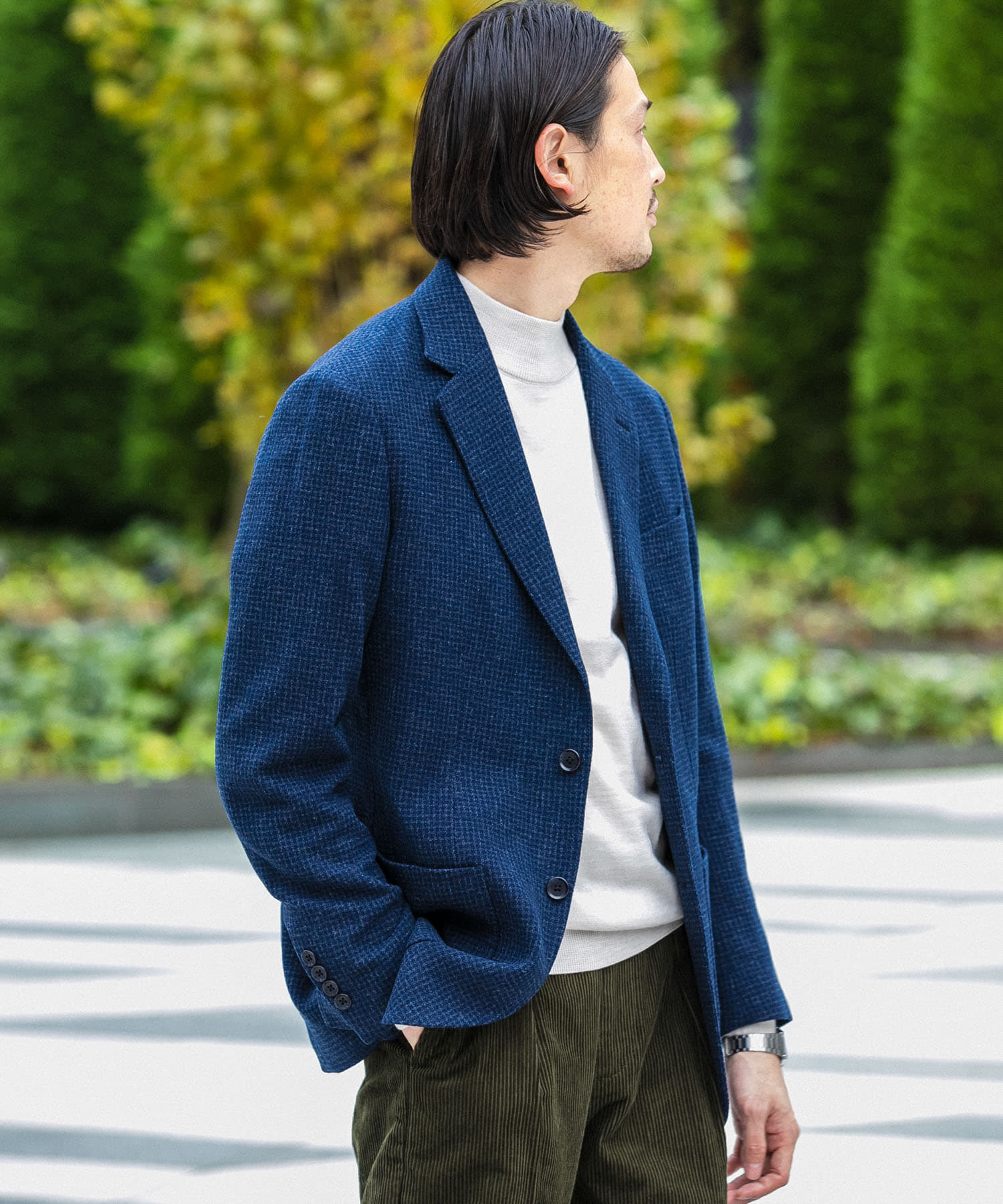LIFE STYLE TAILOR NOVALAN ツイードジャケット[DT27-18L503]｜URBAN 