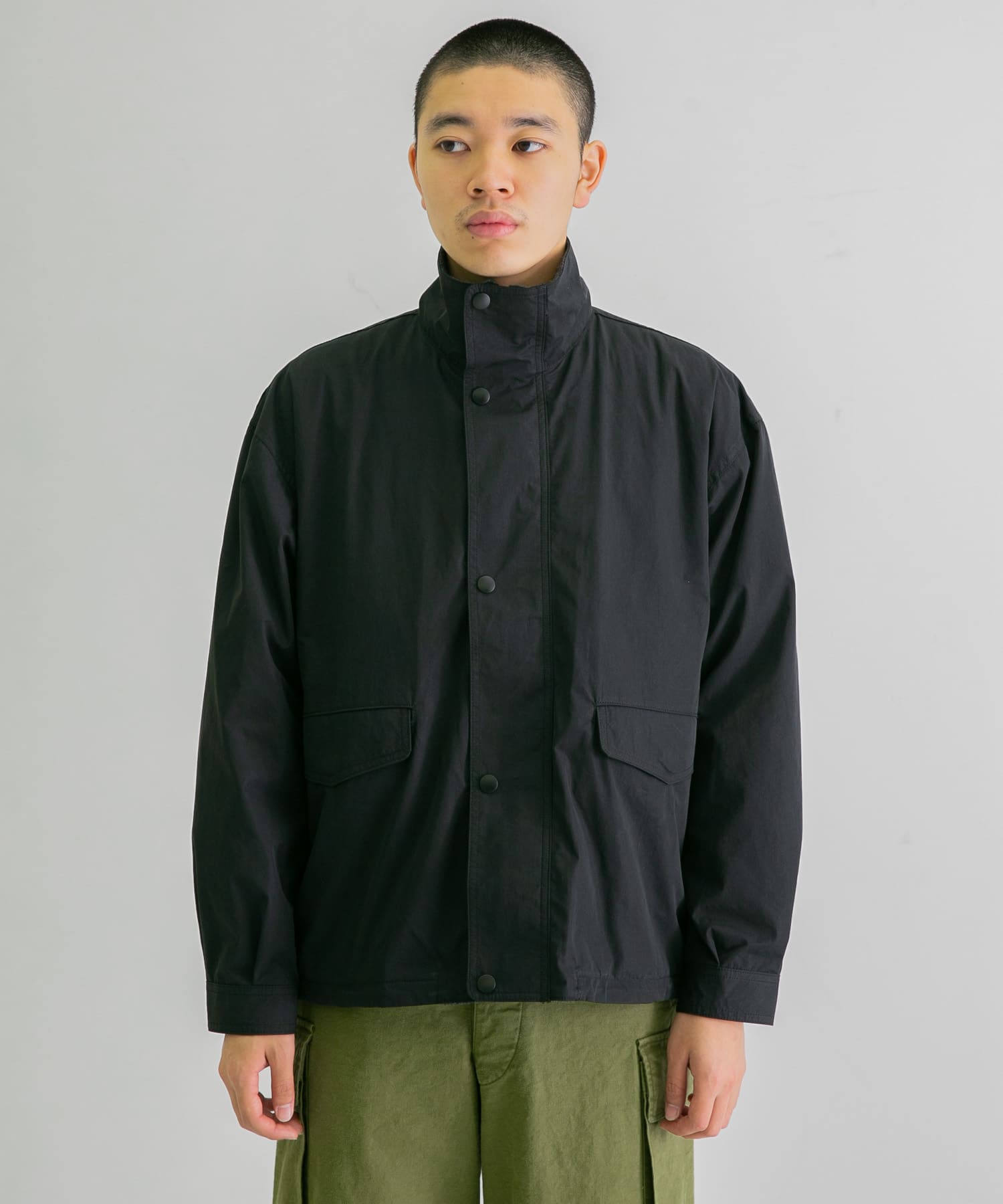 メール便送料無料05 sumari Stand Coller Short Jacketサイズ1