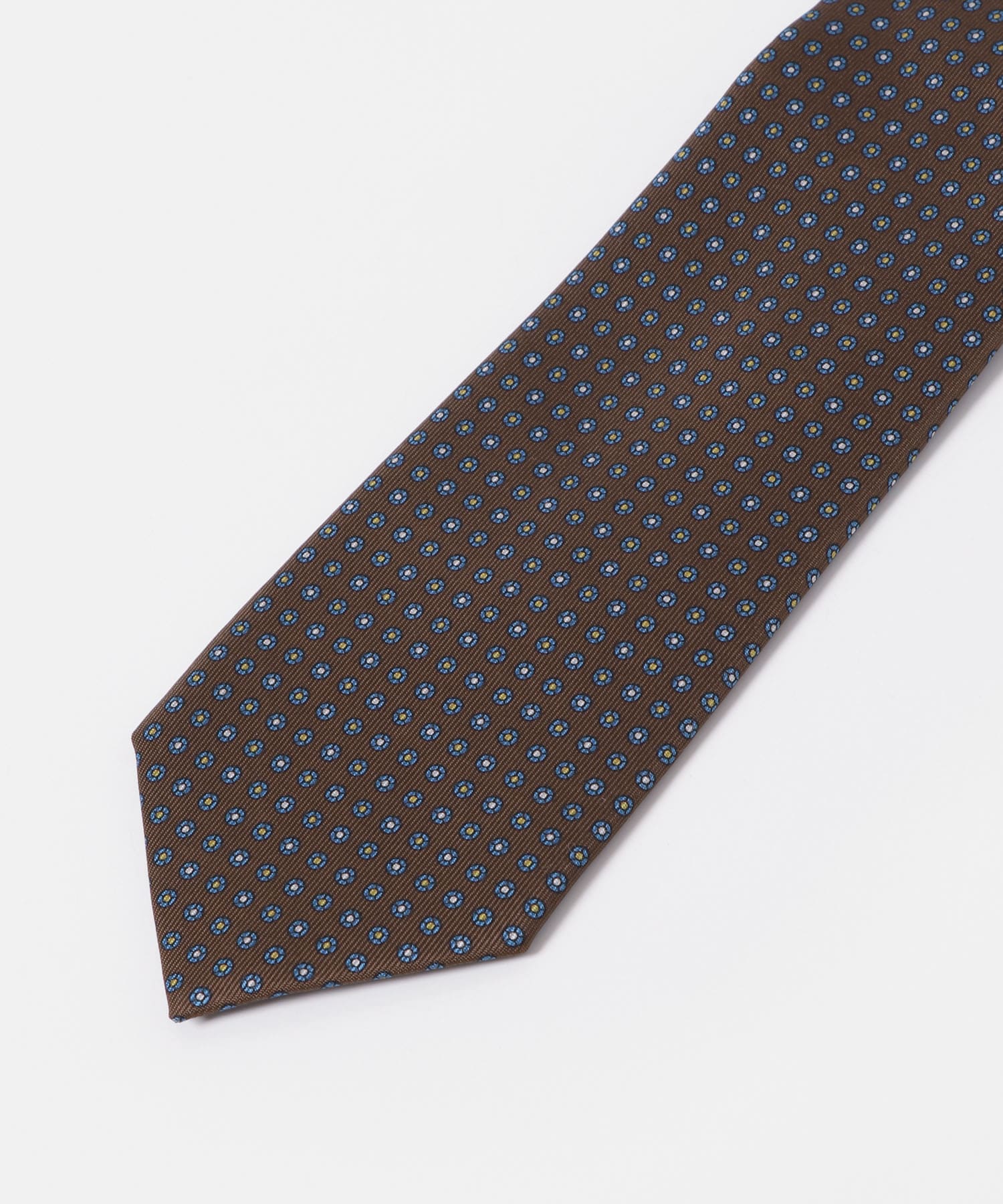 LIFE STYLE TAILOR DAVID EVANS シルクプリントタイ2[DT36-1VL802