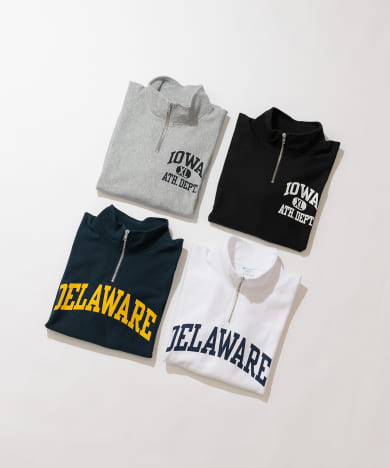 Champion　RW Half Zip SS Sweat Z007
