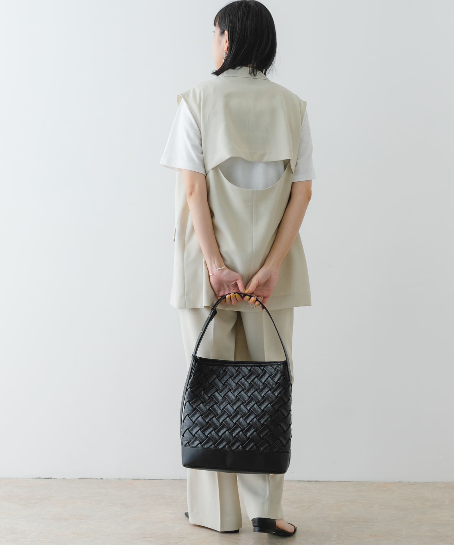 メッシュライクワンハンドルトートバッグ[XX44-2AW2508]｜URBAN