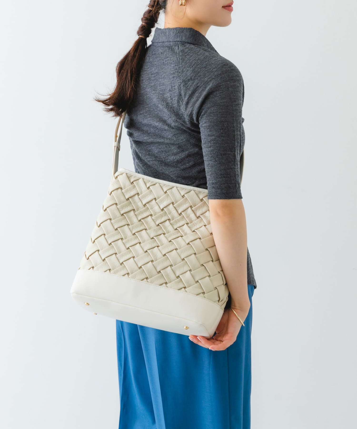メッシュライクワンハンドルトートバッグ[XX44-2AW2508]｜URBAN