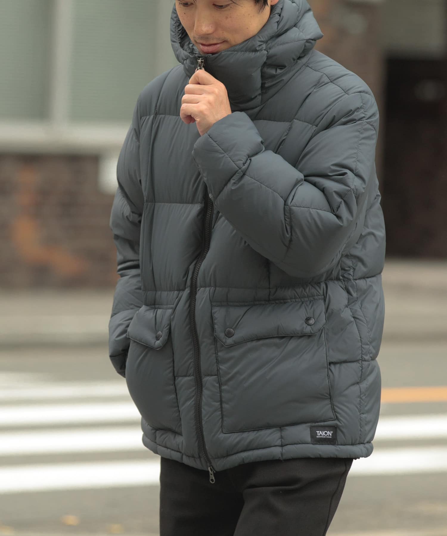 TAION Packable Volume Down Hood[IT47-17C005]｜URBAN RESEARCH