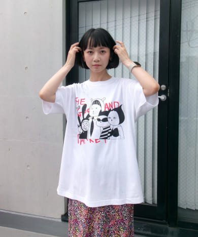 ザ グッドランド マーケット　三戸なつめ×ORGANIC COTTON TEE-2