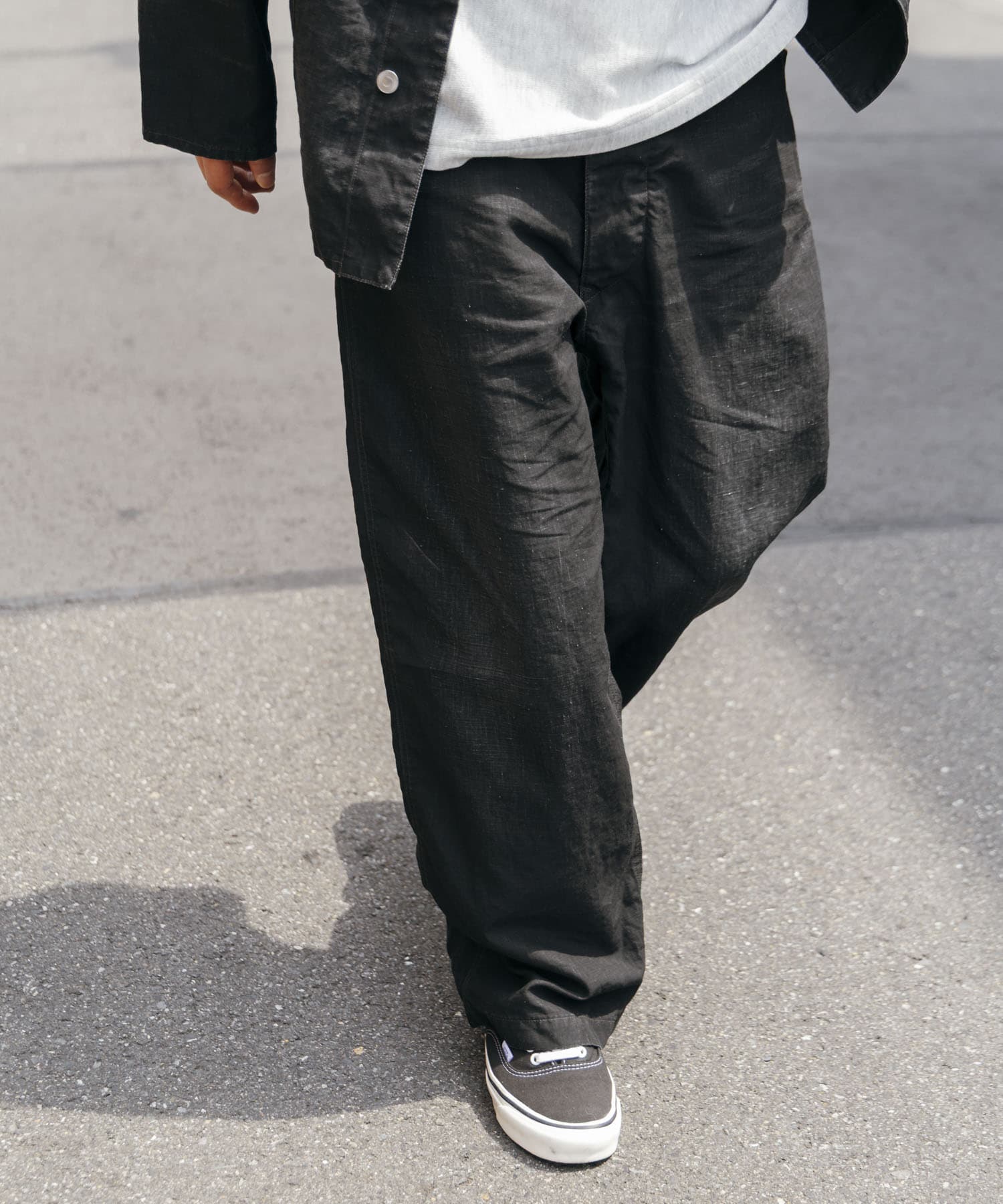 A.PRESSE(ア プレッセ)のDead Stock Linen Trousers通販