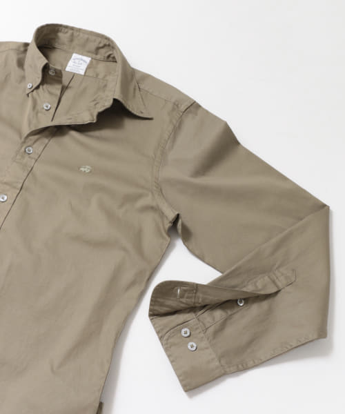 Regent Fit Garment Dye Twill Sport Shirt 100135469-UM96: Covert Green Regent Fit Garment Dye Twill Sport Shirt 100135469-UM96: Covert Green