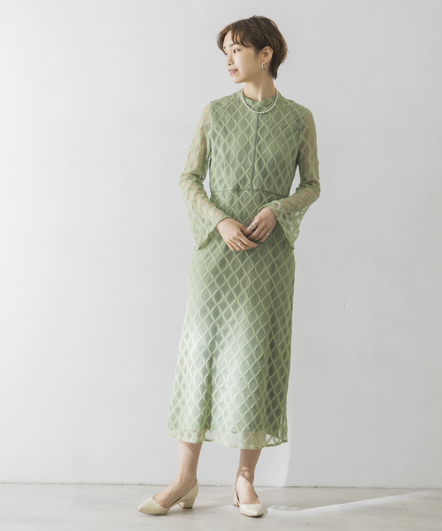 La Maison 総レース袖スリットワンピース Ul14 Urban Research公式ファッション通販 La Maison 総レース袖スリットワンピース Ul14 Urban Research公式ファッション通販