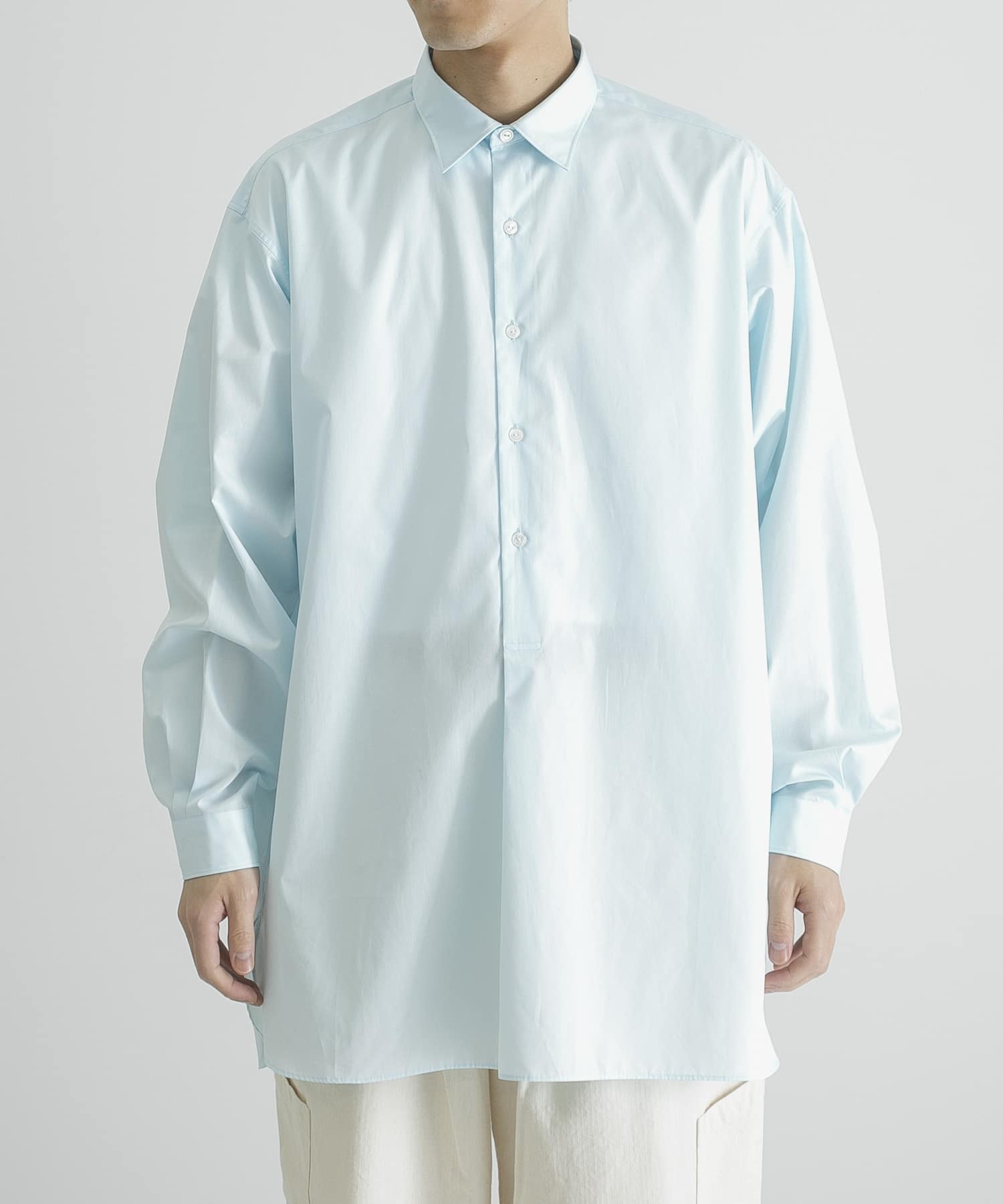 A PRESSE Pullover Granpa Shirts[SAP0208AH-BSM24]｜URBAN RESEARCH