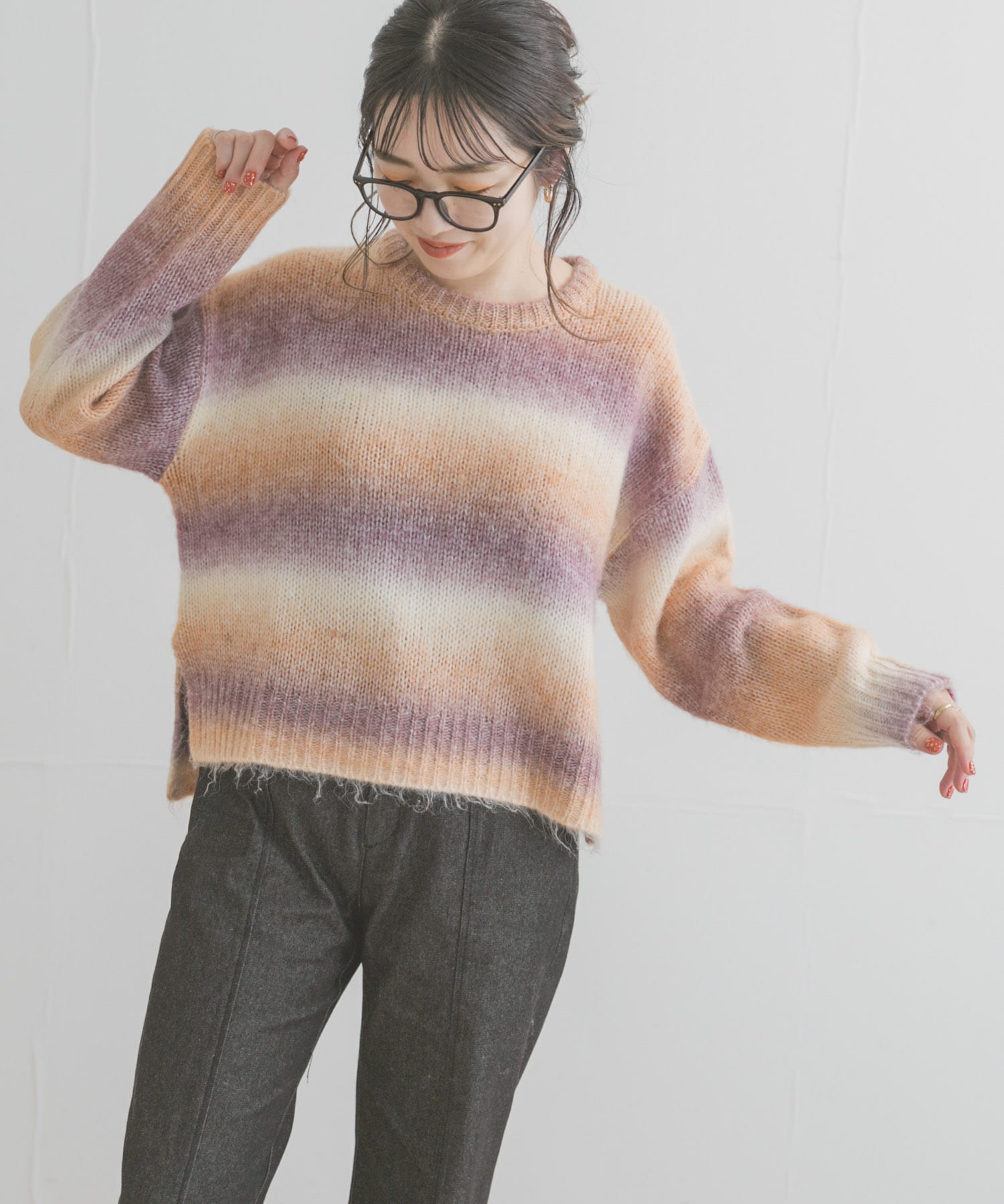 グラデーションクルーネックニット[IT27-22A001]｜URBAN RESEARCH公式