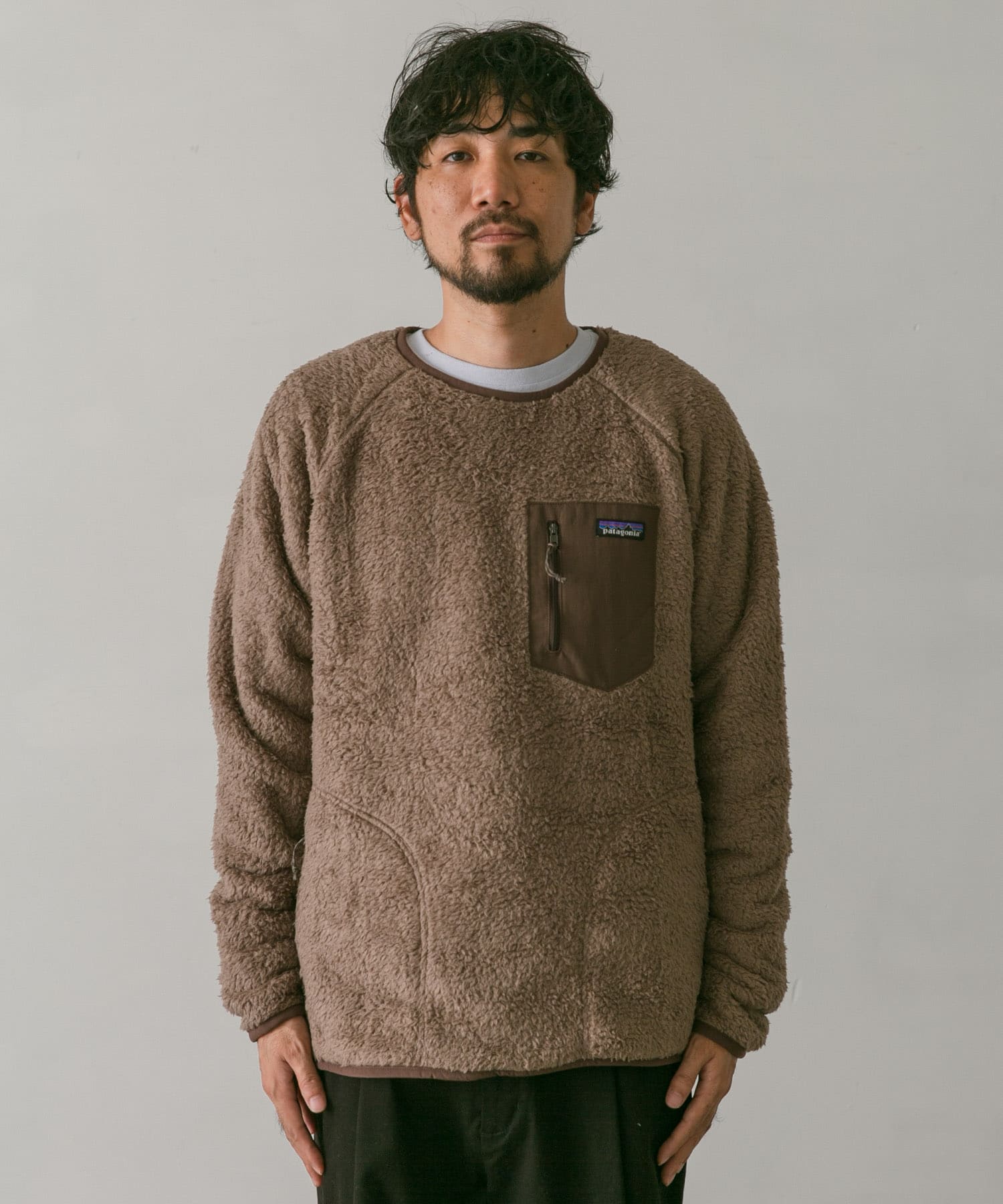 名作 patagonia ロスガトス クルー size L グレー