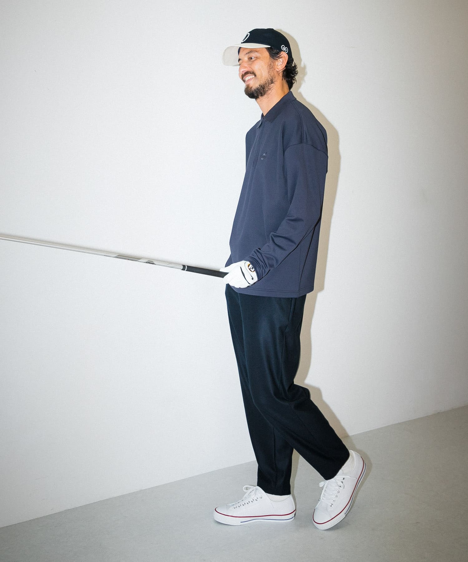 OOPS 襟付きハーフジップロンTシャツ[LA27-11A802]｜URBAN RESEARCH