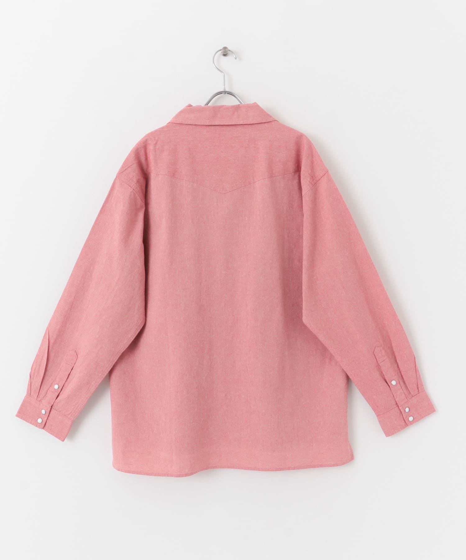 別注』ELY×Sonny Label 開襟シャンブレーシャツ[LA35-13A902
