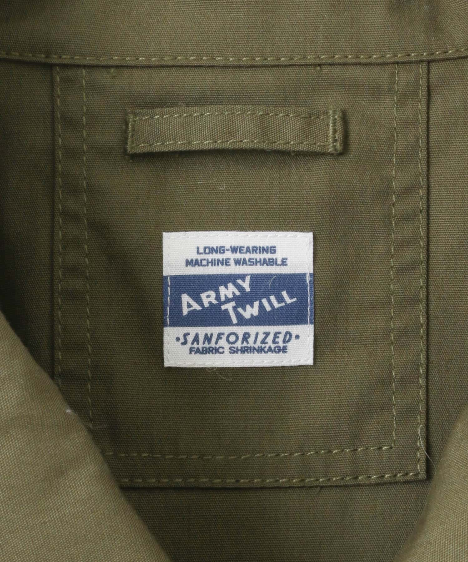 ARMY TWILL Cotton/Polyester Shirts[AM-2314004-SM34]｜URBAN 