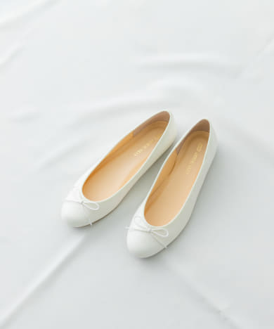 『35～40サイズ展開』『MADE IN JAPAN』プレーンバレエシューズ