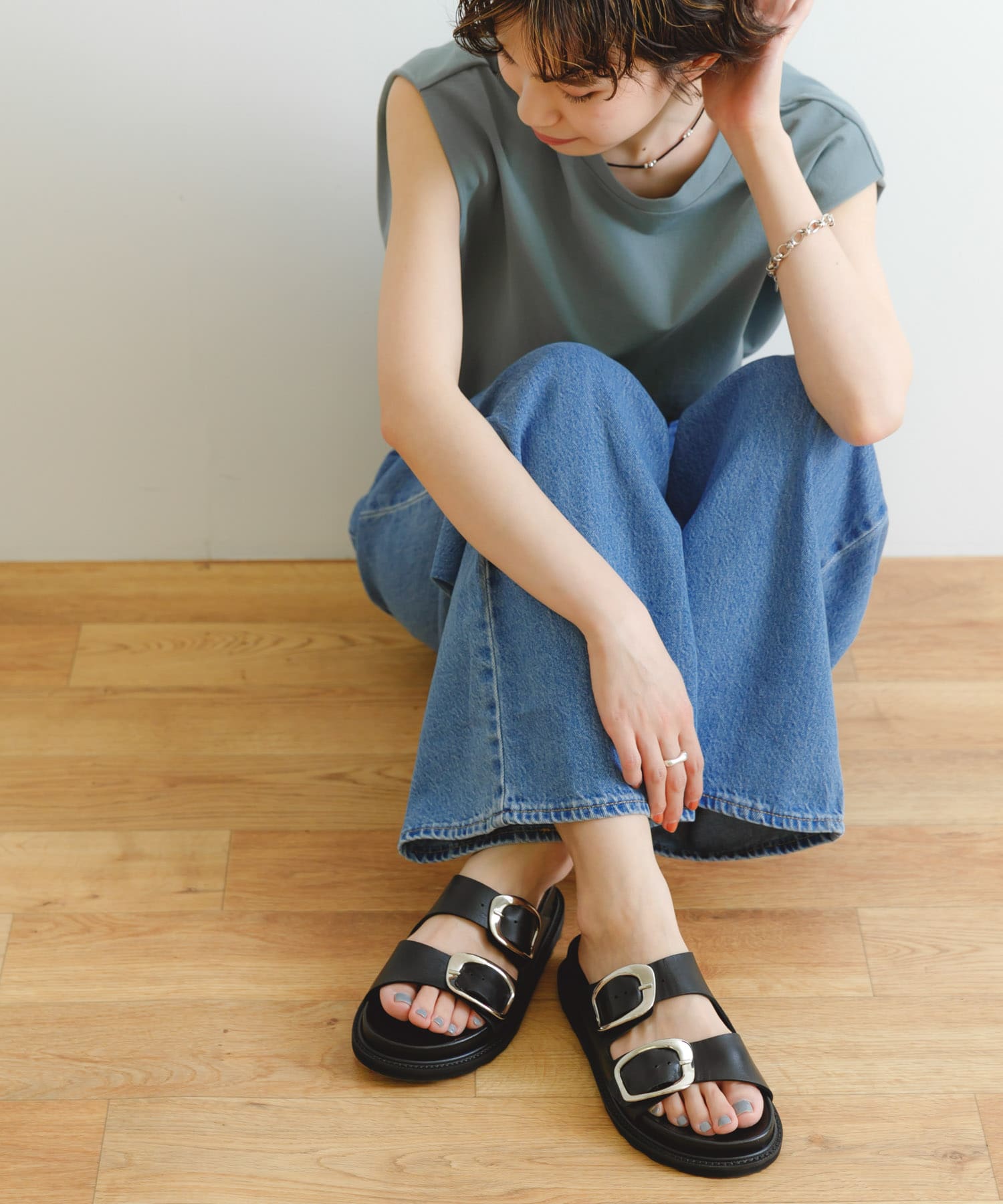別注』CAMINANDO×URBAN RESEARCH DOUBLE BUCKLE SANDALS[2315W-UL35
