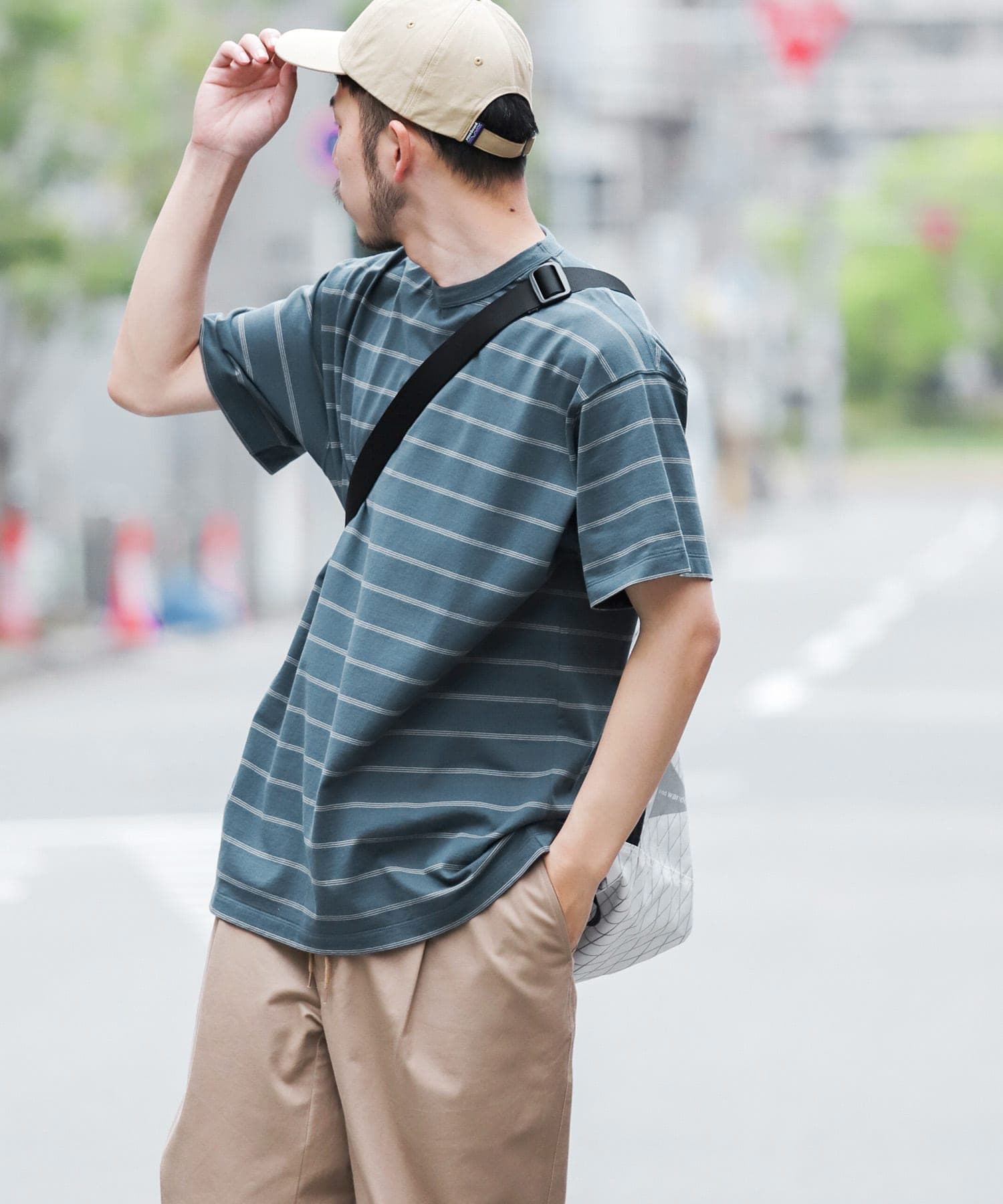 ネイチャーボーダーショートスリーブTシャツ[FE35-11S048]｜URBAN